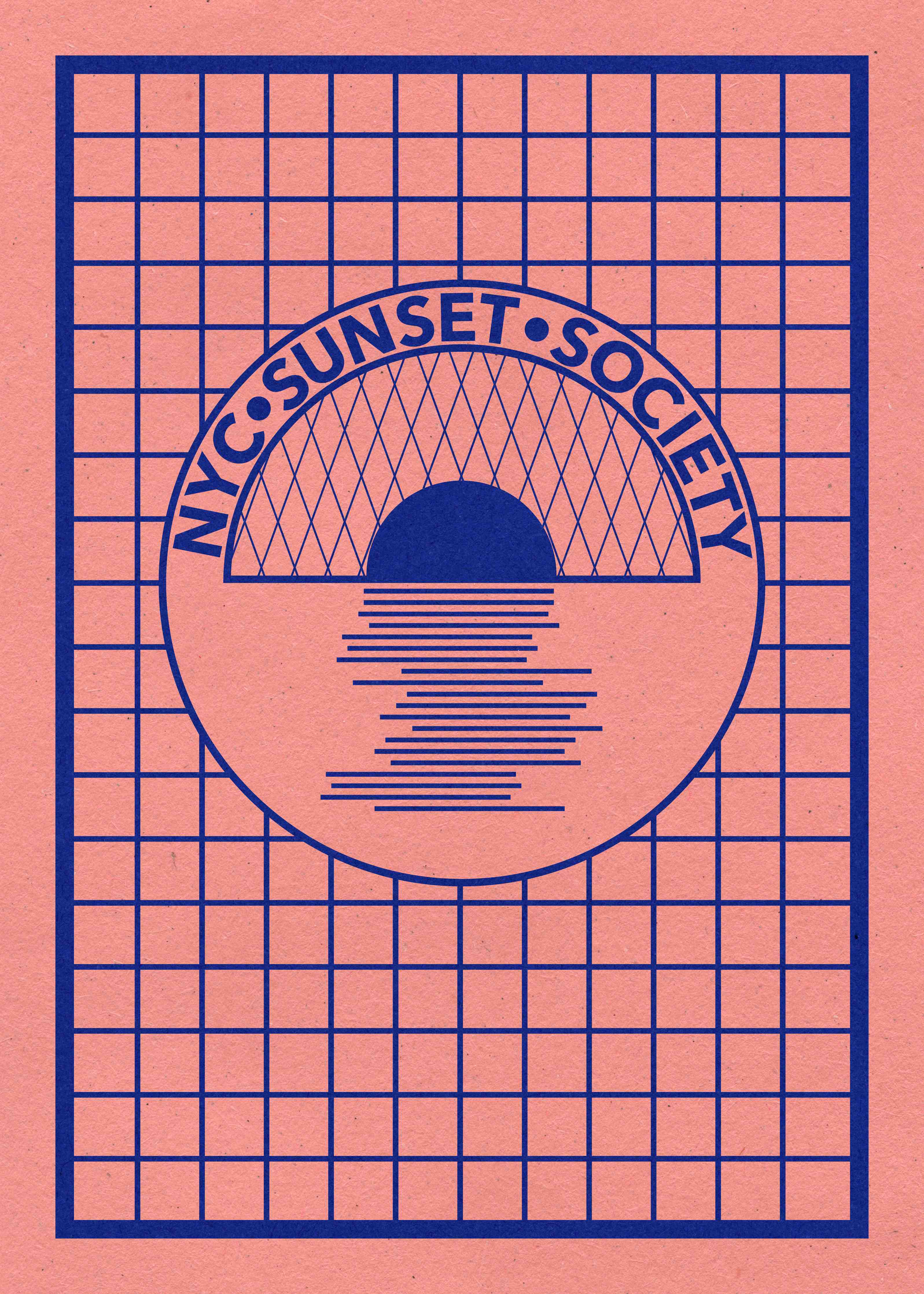 Büro Wandgestaltung-NYC Sunset Society Abstrakt