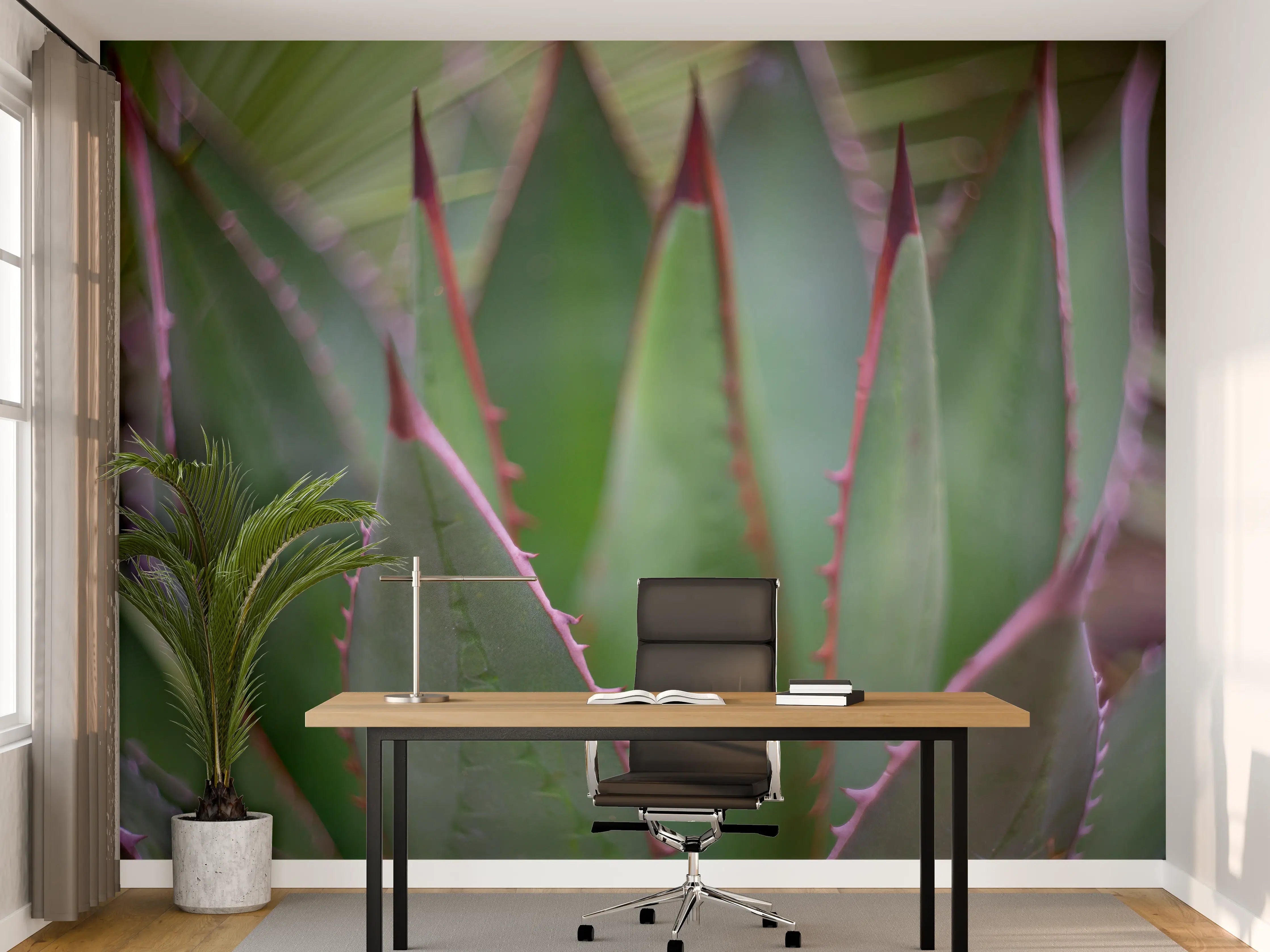 Büro Wandgestaltung - Nahaufnahme - Agave ghiesbreghti