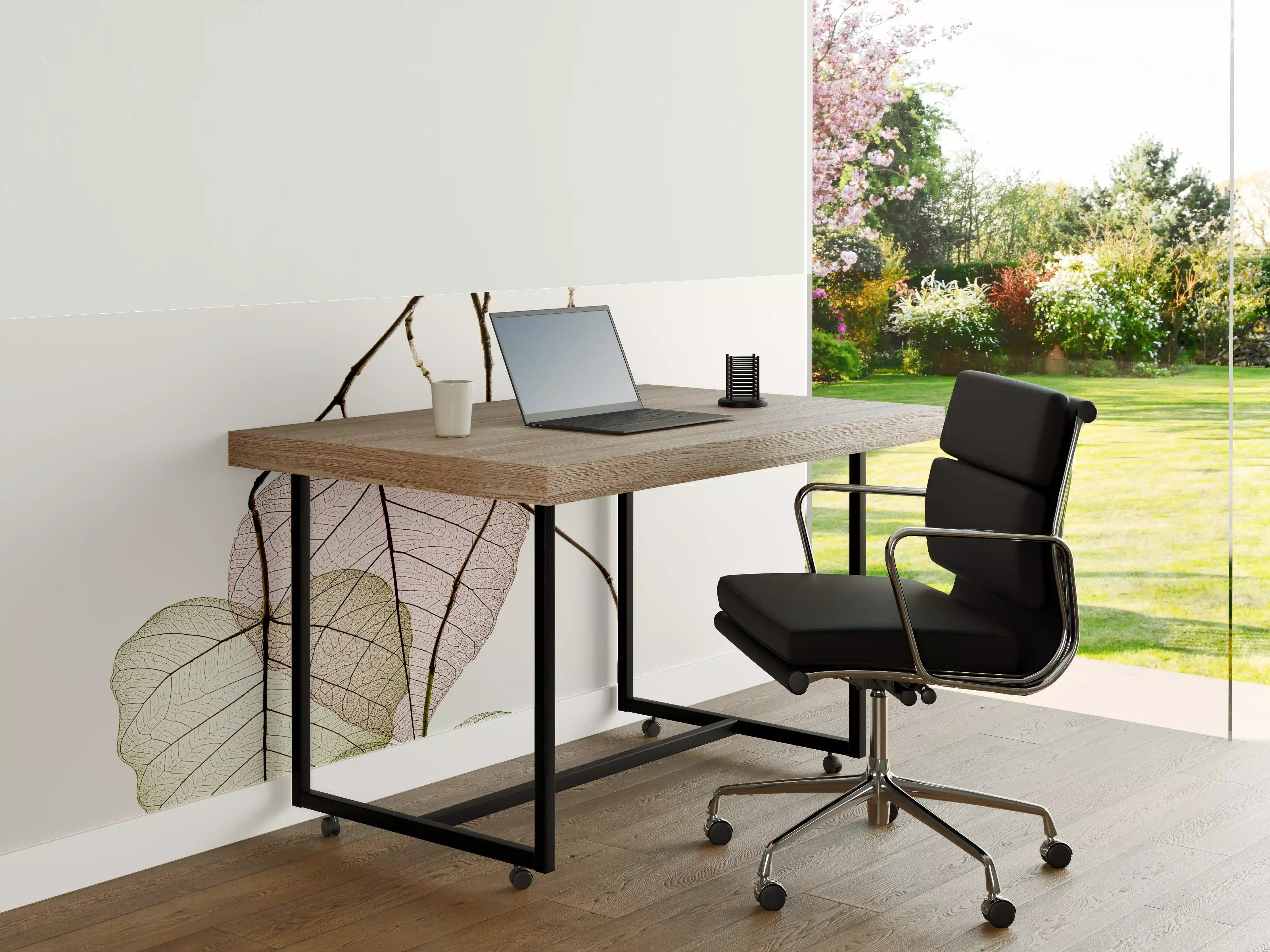 Büro Wandgestaltung - Nahaufnahme - Blätterzweige 