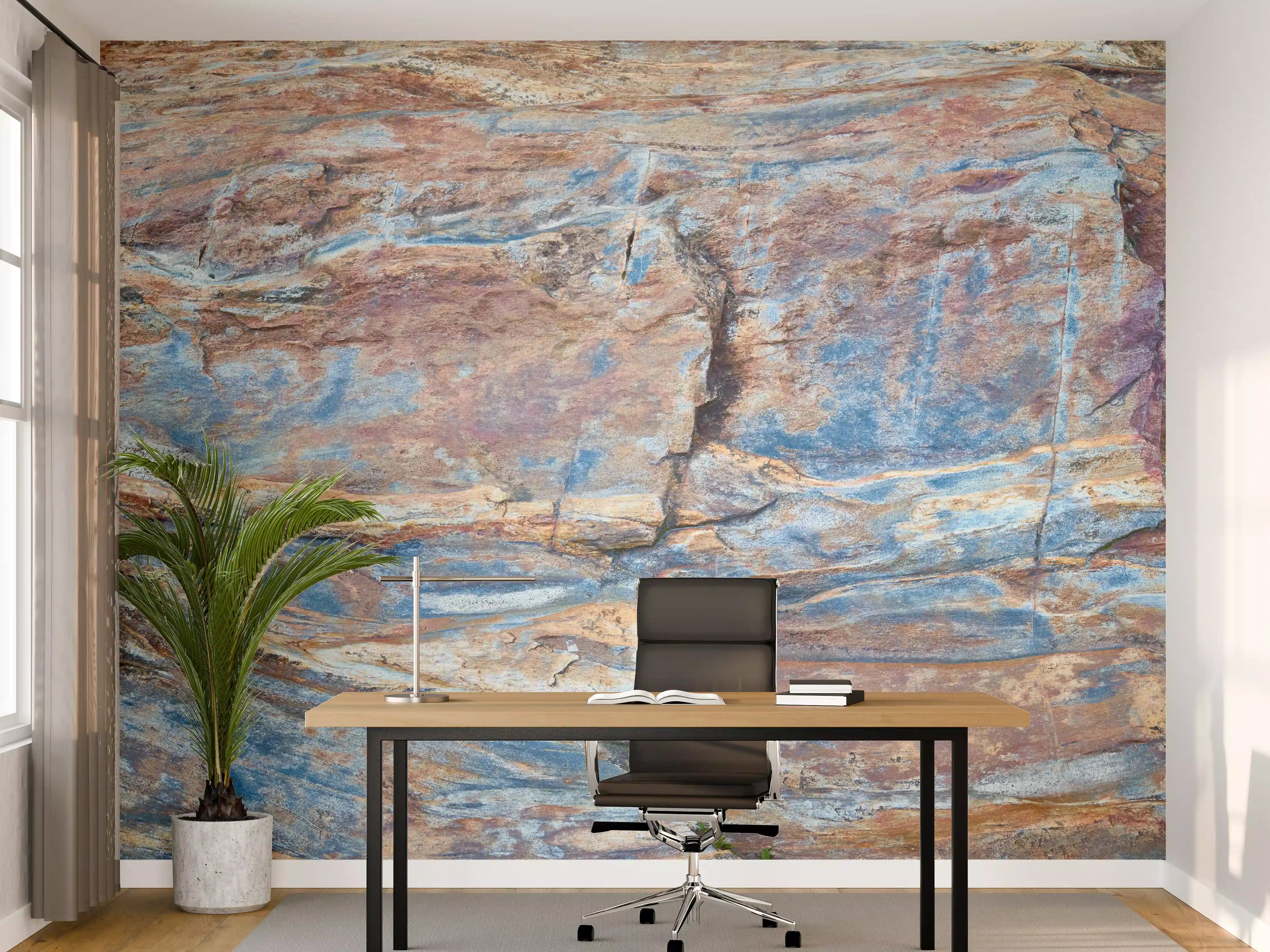 Büro Wandgestaltung - Nahaufnahme Verzasca River