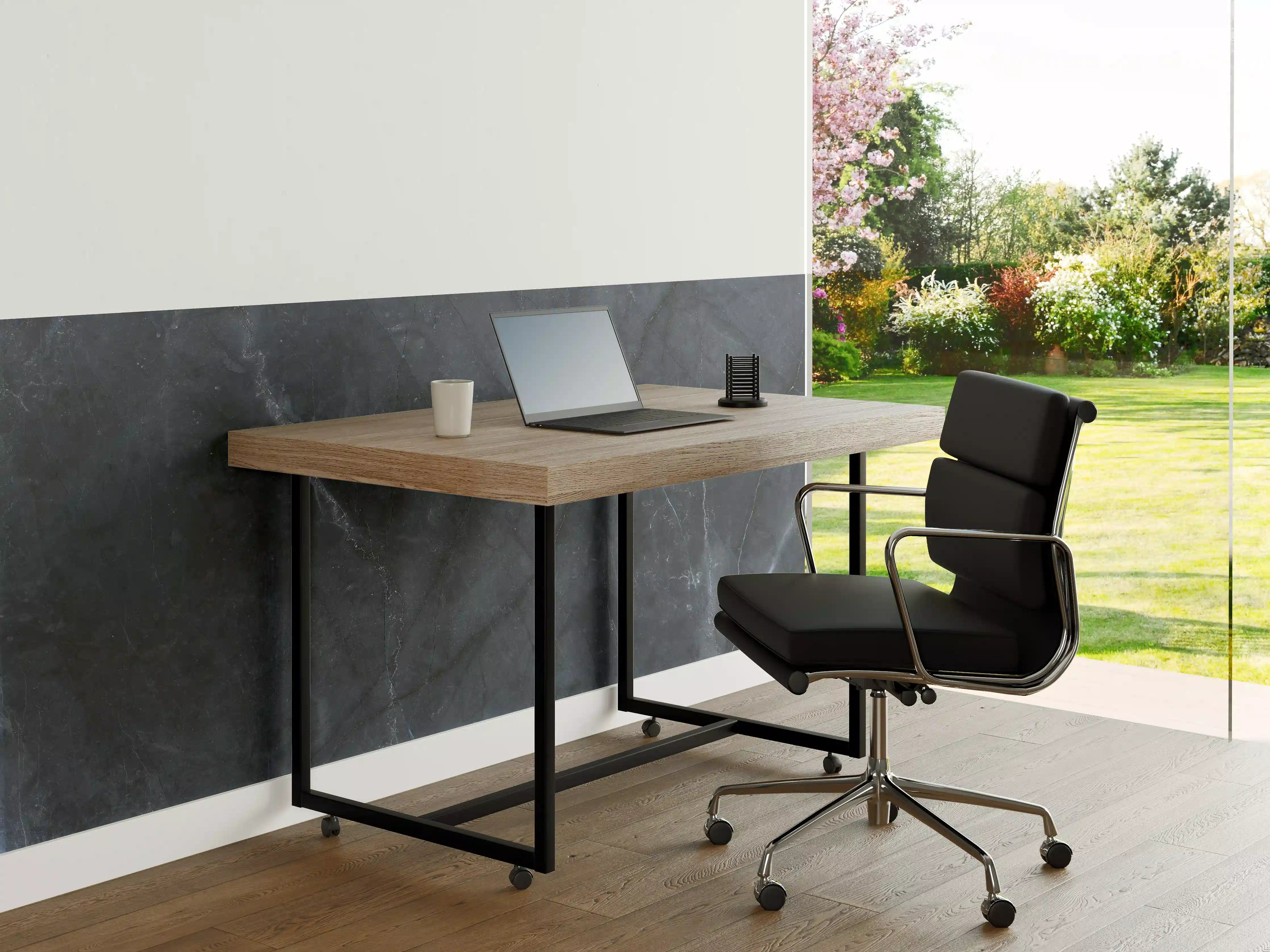 Büro Wandgestaltung - Nahaufnahme italienische Marmorplatte