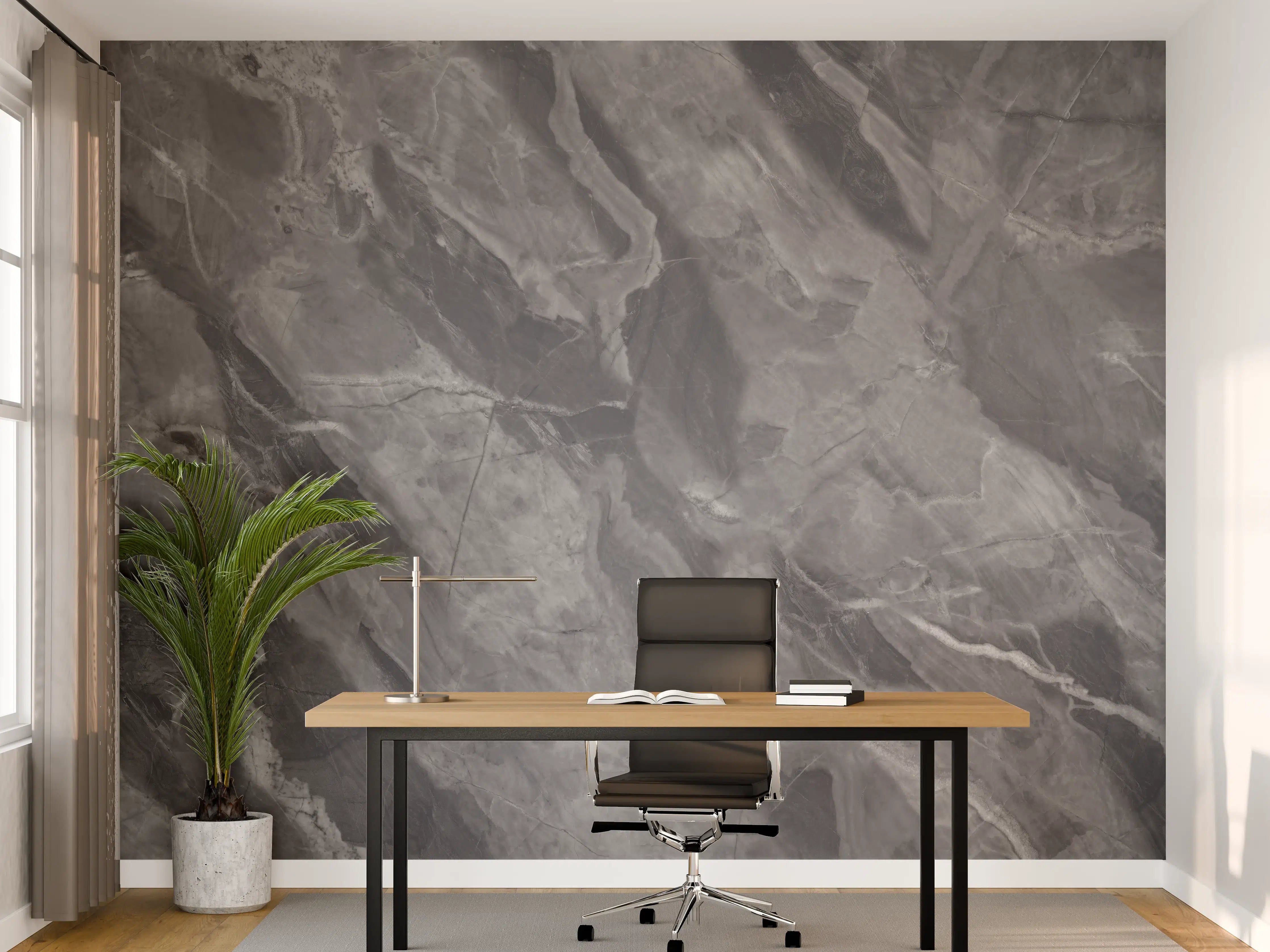 Büro Wandgestaltung - Natürliche Breccia-Marmorfliesen