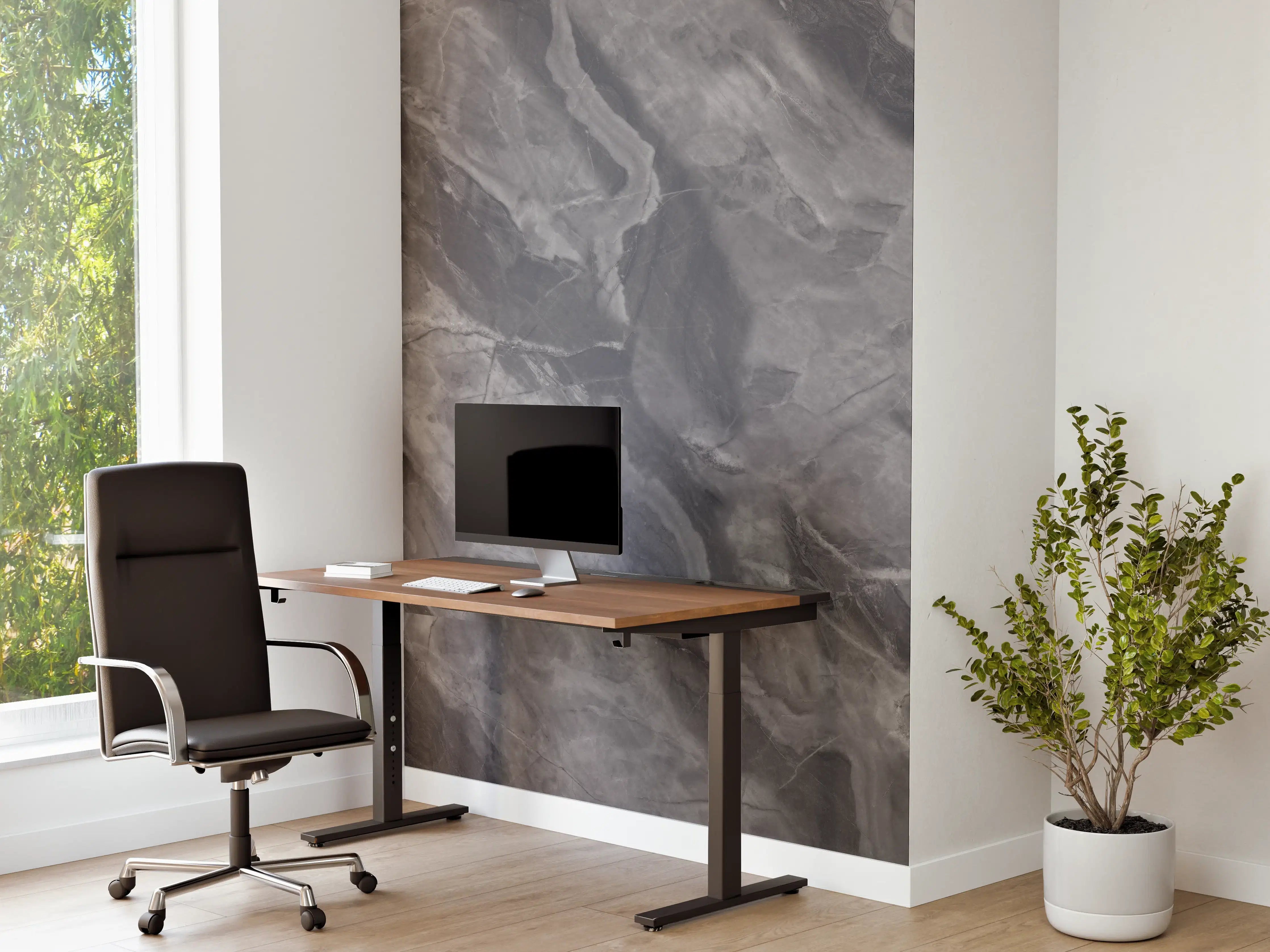 Büro Wandgestaltung - Natürliche Breccia-Marmorfliesen