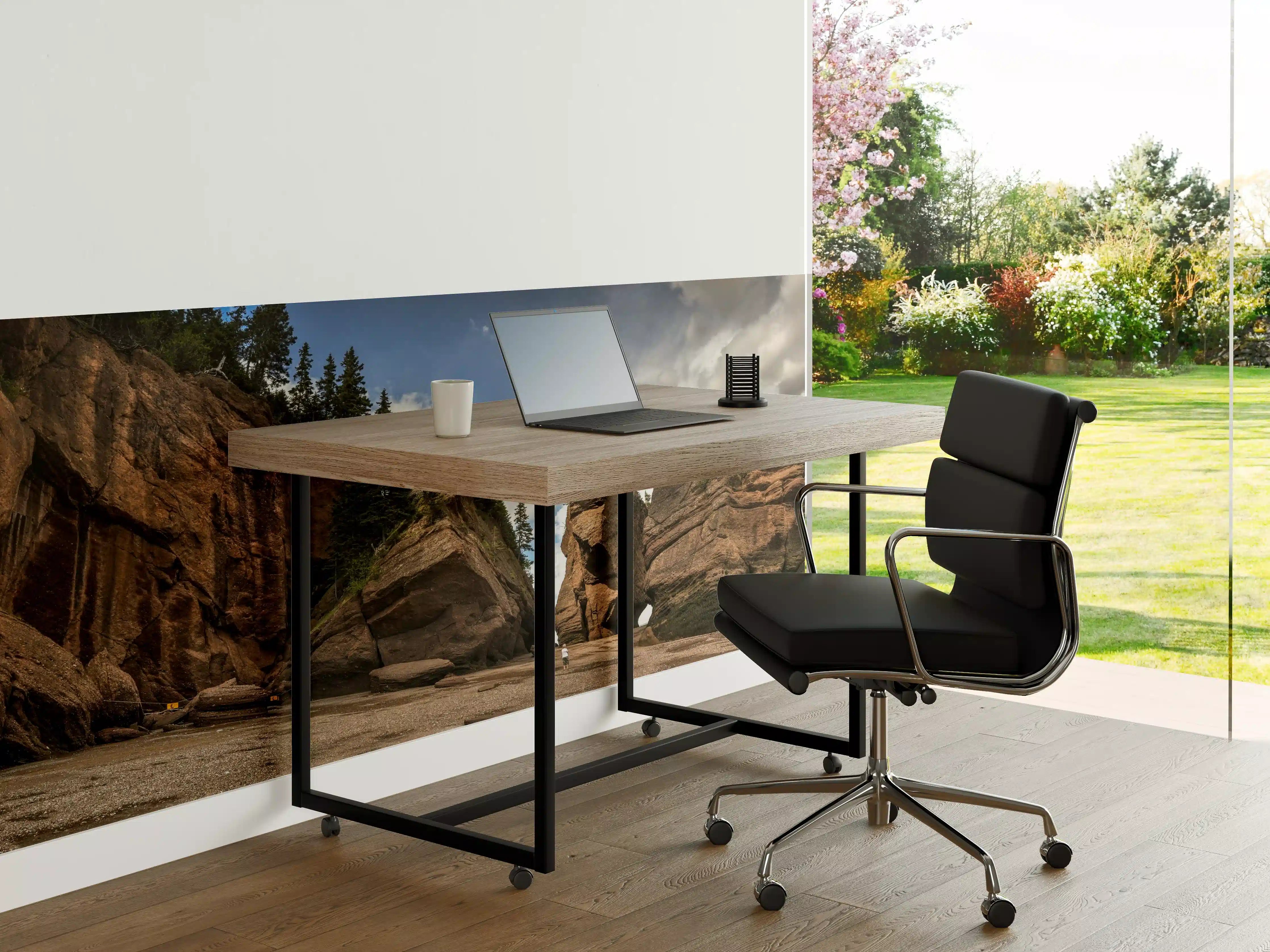 Büro Wandgestaltung - Natürliche Felsküste bei Sonnenaufgang