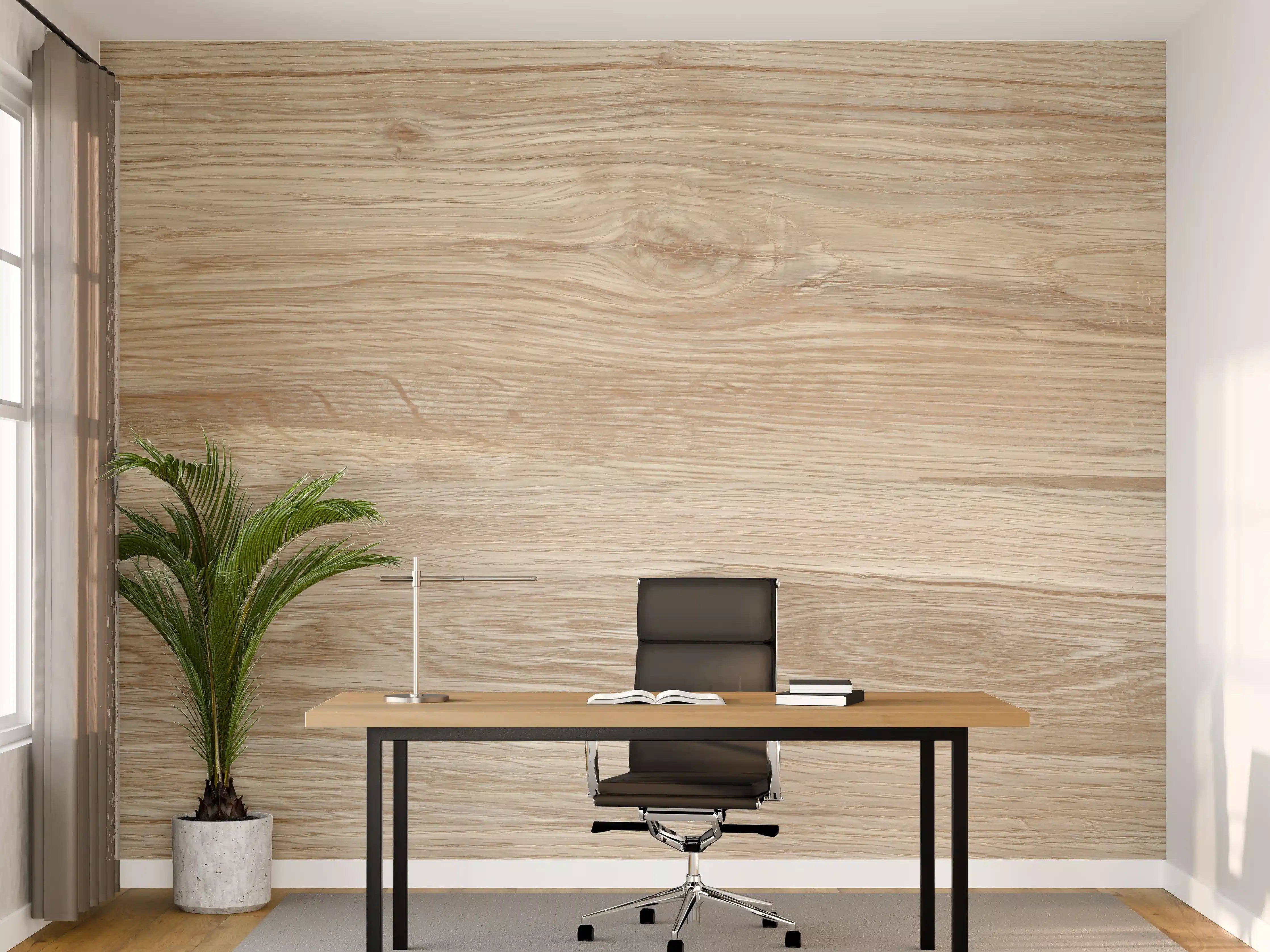 Büro Wandgestaltung - Natürliche Holztextur Hintergrund