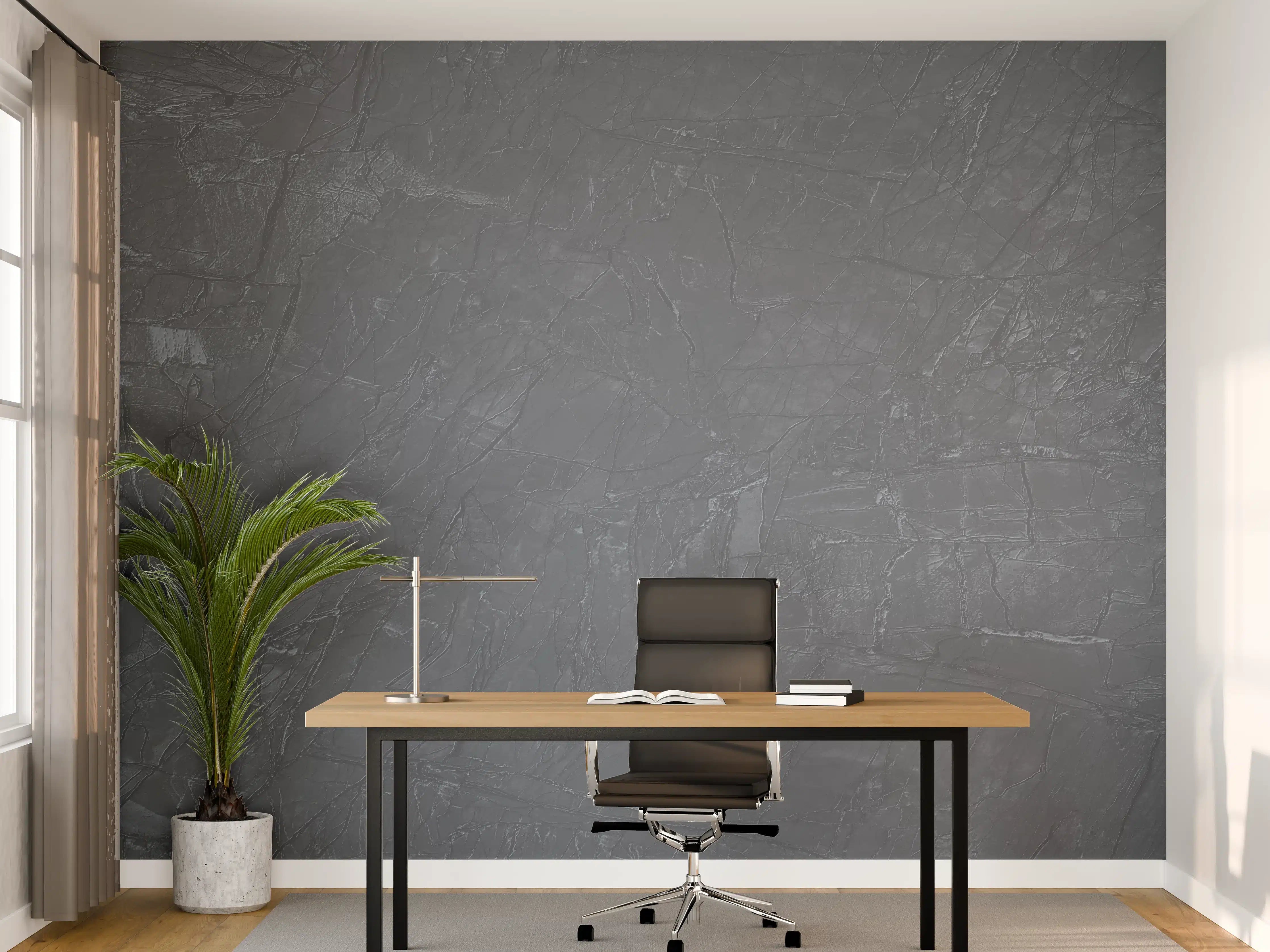 Büro Wandgestaltung - Natürliche Mamortextur