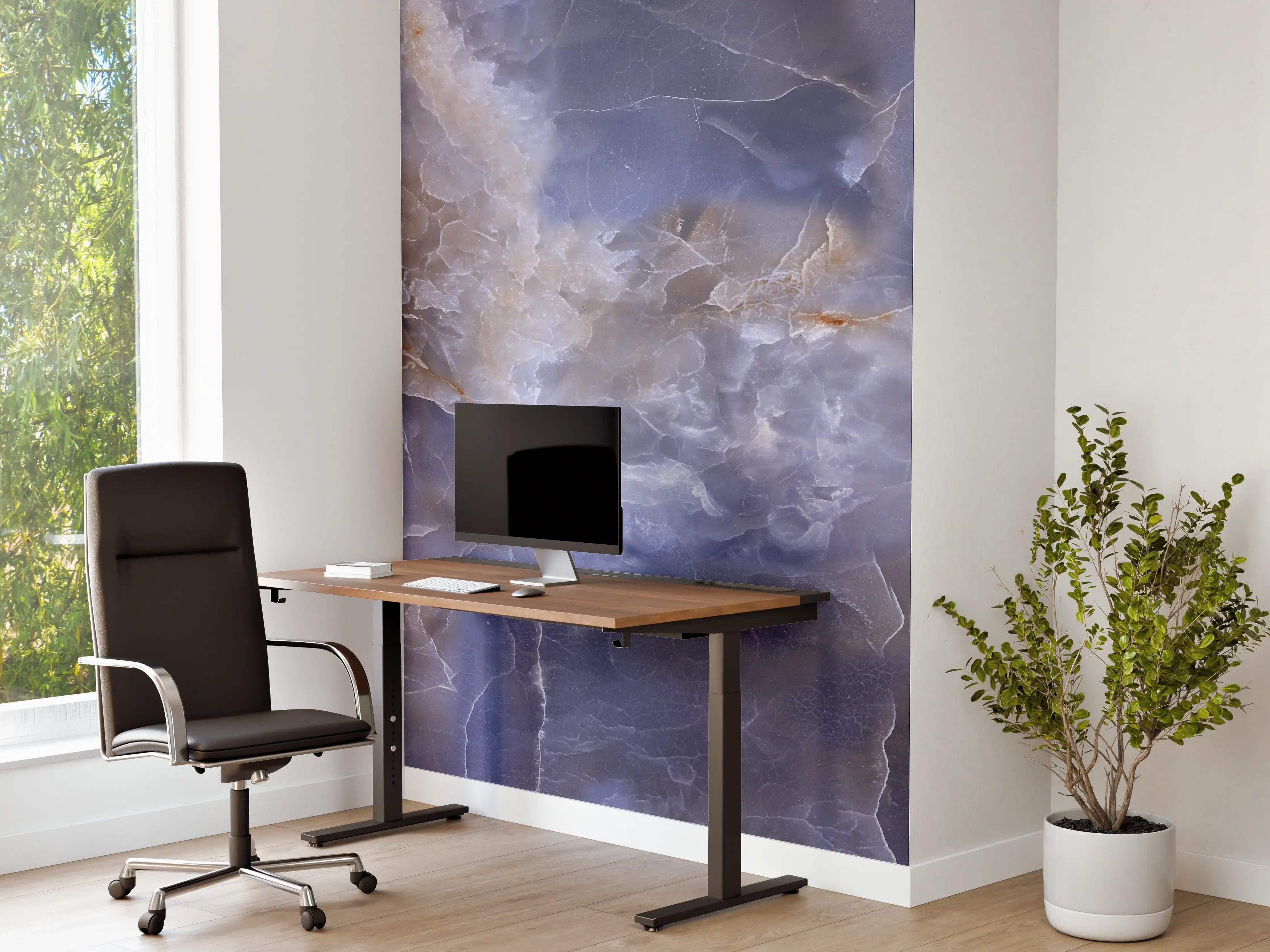 Büro Wandgestaltung - Natürlicher Onyx-Marmor