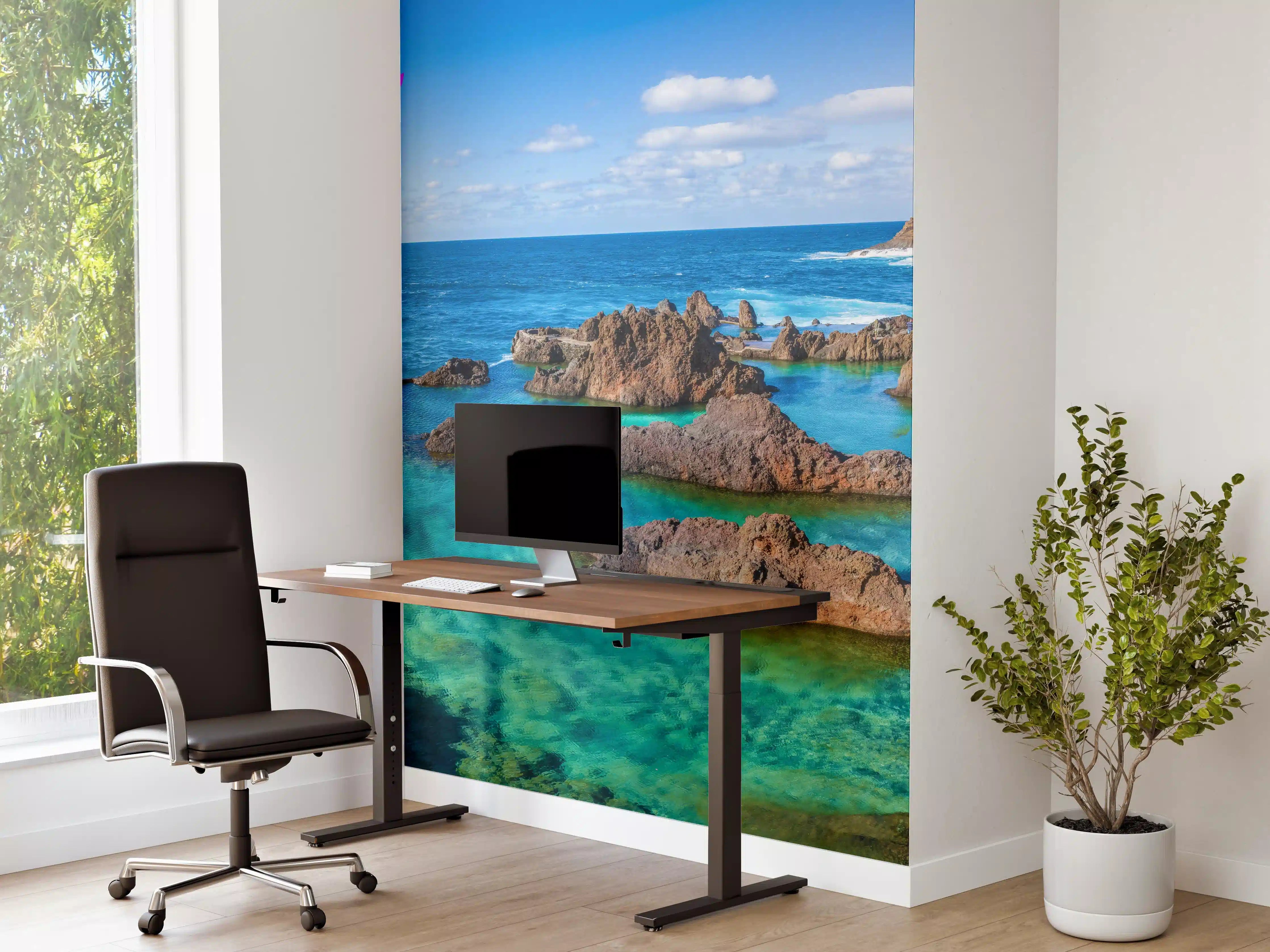 Büro Wandgestaltung - Naturpool in Porto Moniz