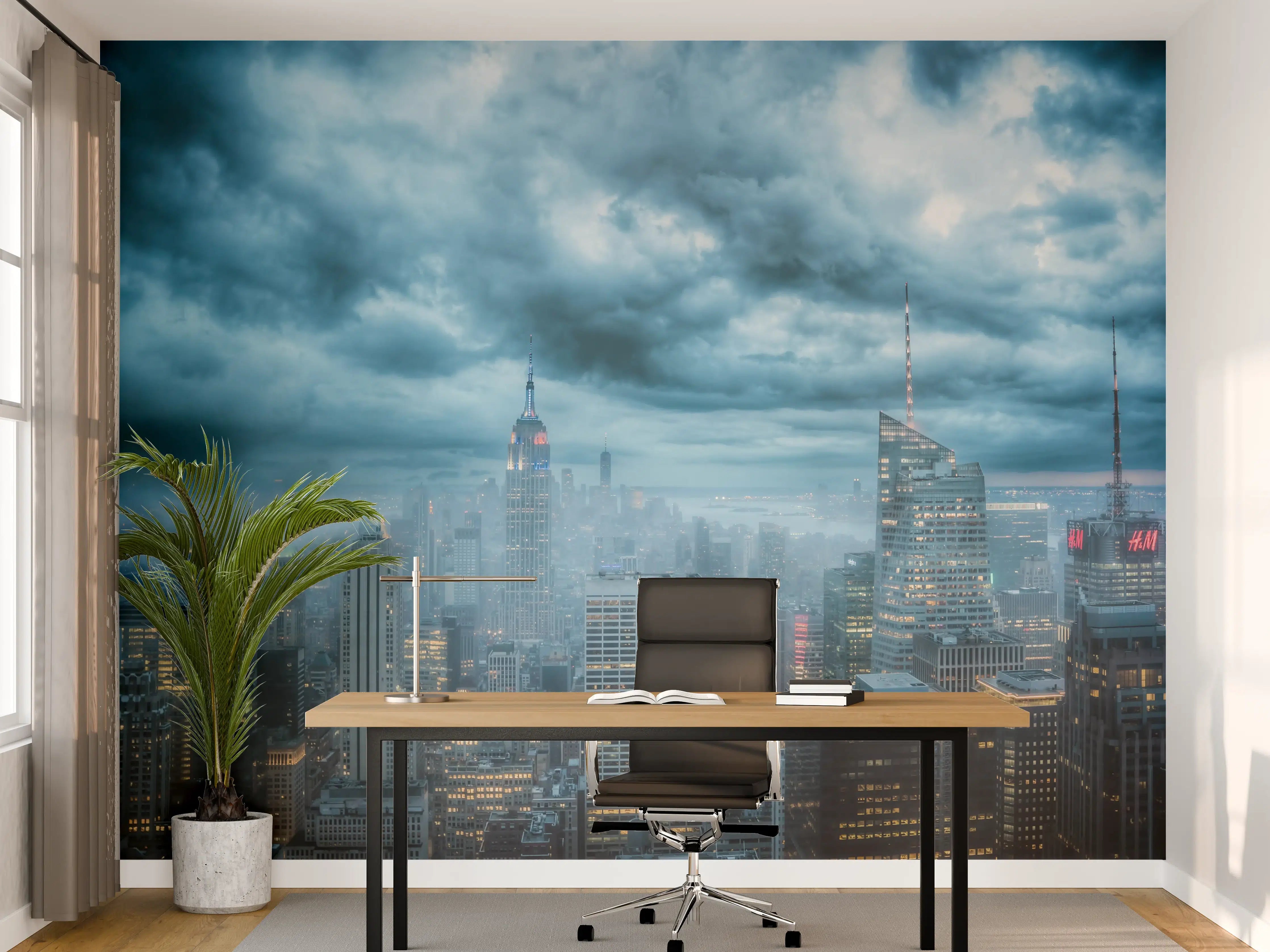 Büro Wandgestaltung - New York Skyline