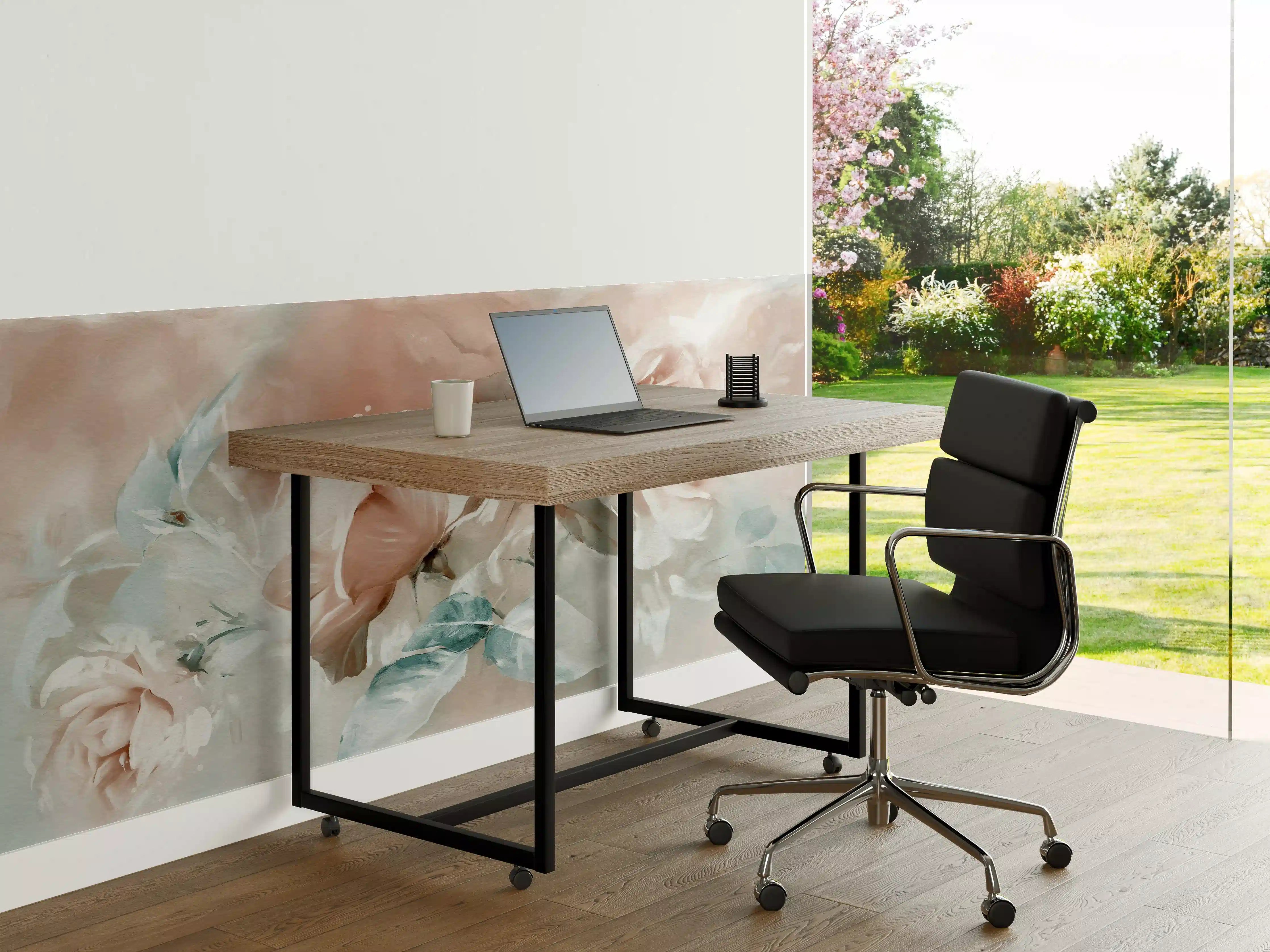 Büro Wandgestaltung - Ölgemälde mit Rose