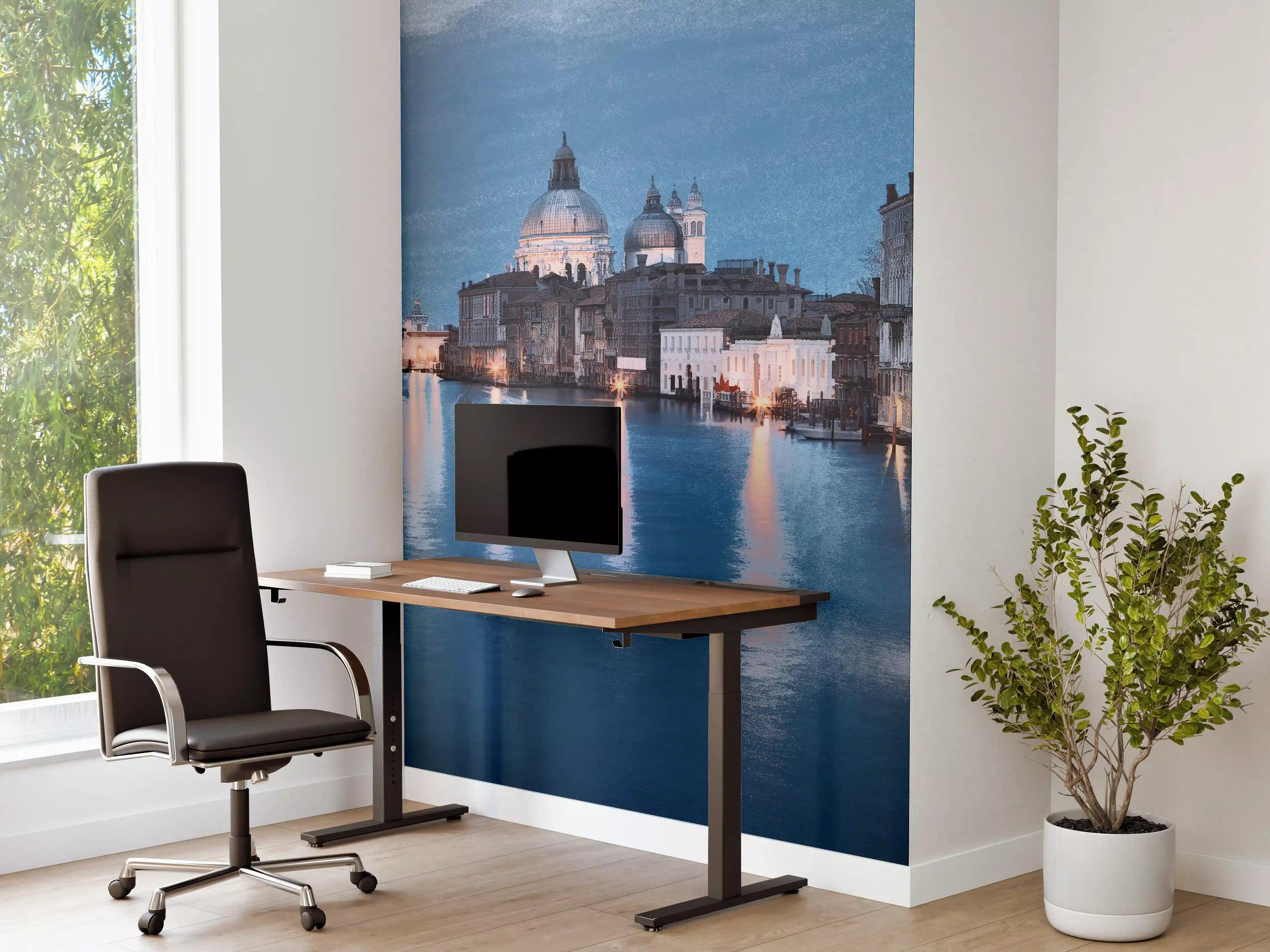 Büro Wandgestaltung - Ölgemäldes des Grand Canal bei Nacht