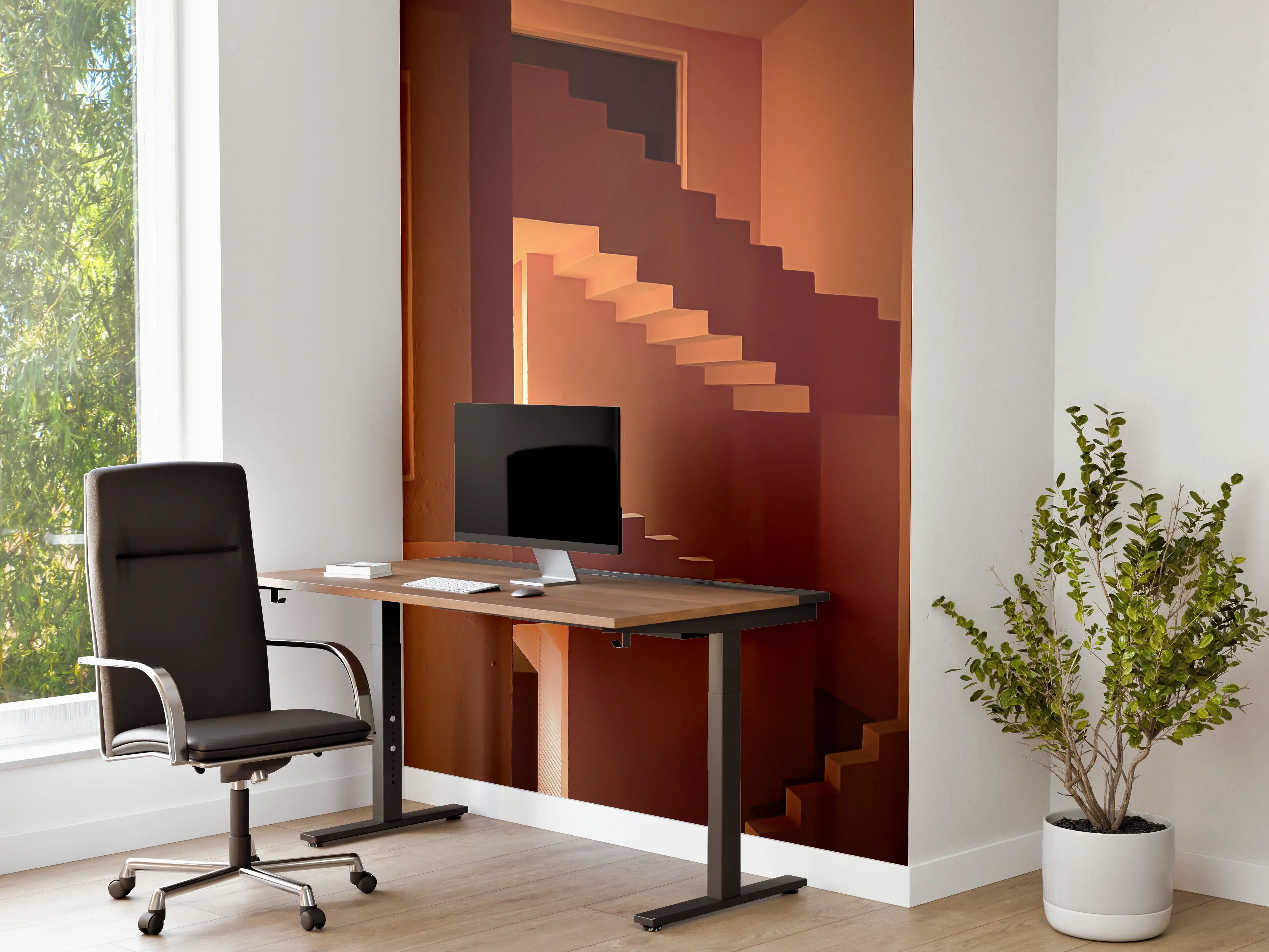 Büro Wandgestaltung - Orangerie Spirale Architektur
