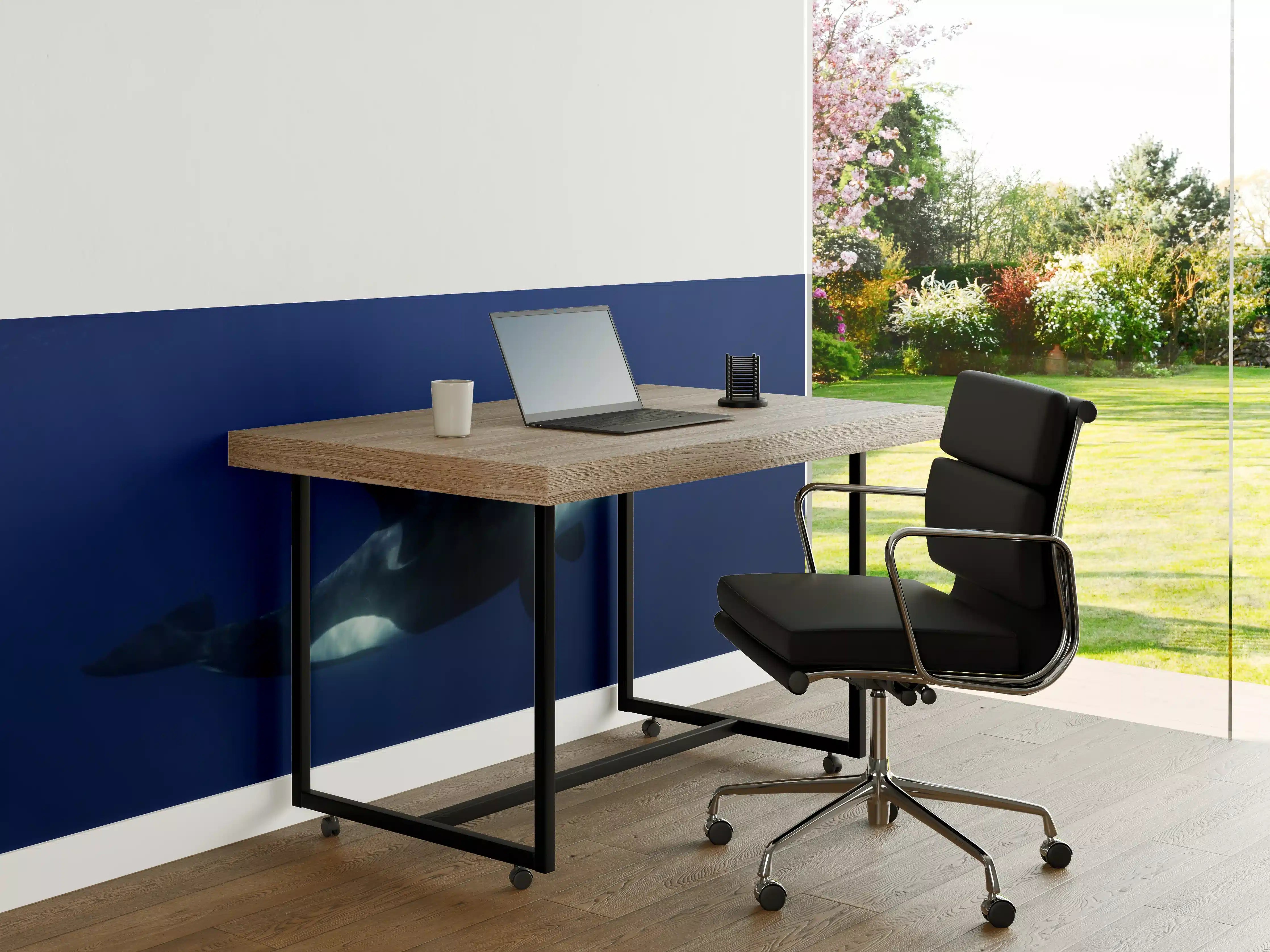 Büro Wandgestaltung - Orca im blauen Pazifik
