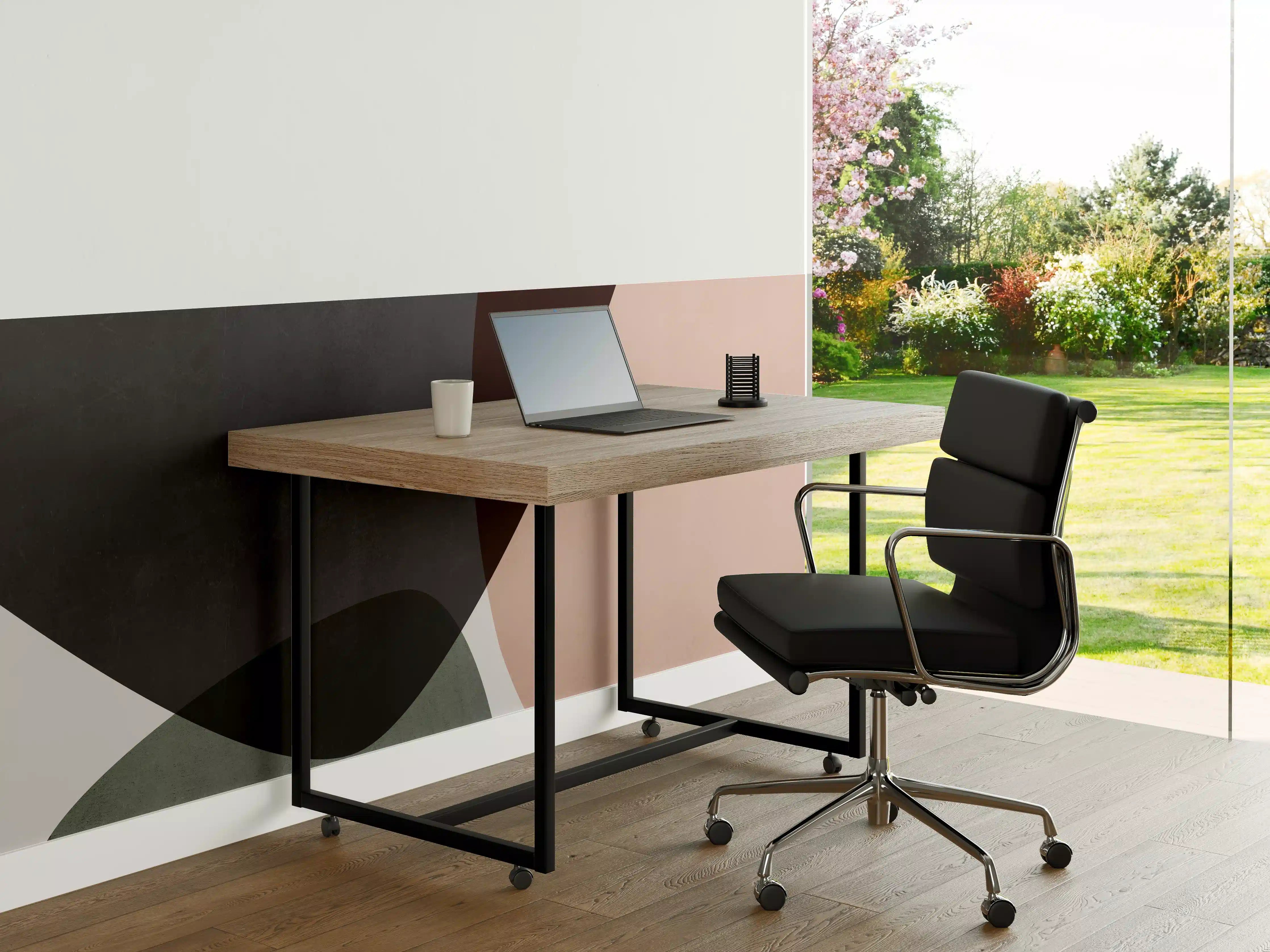 Büro Wandgestaltung - Organische Formen Pastell Minimalismus