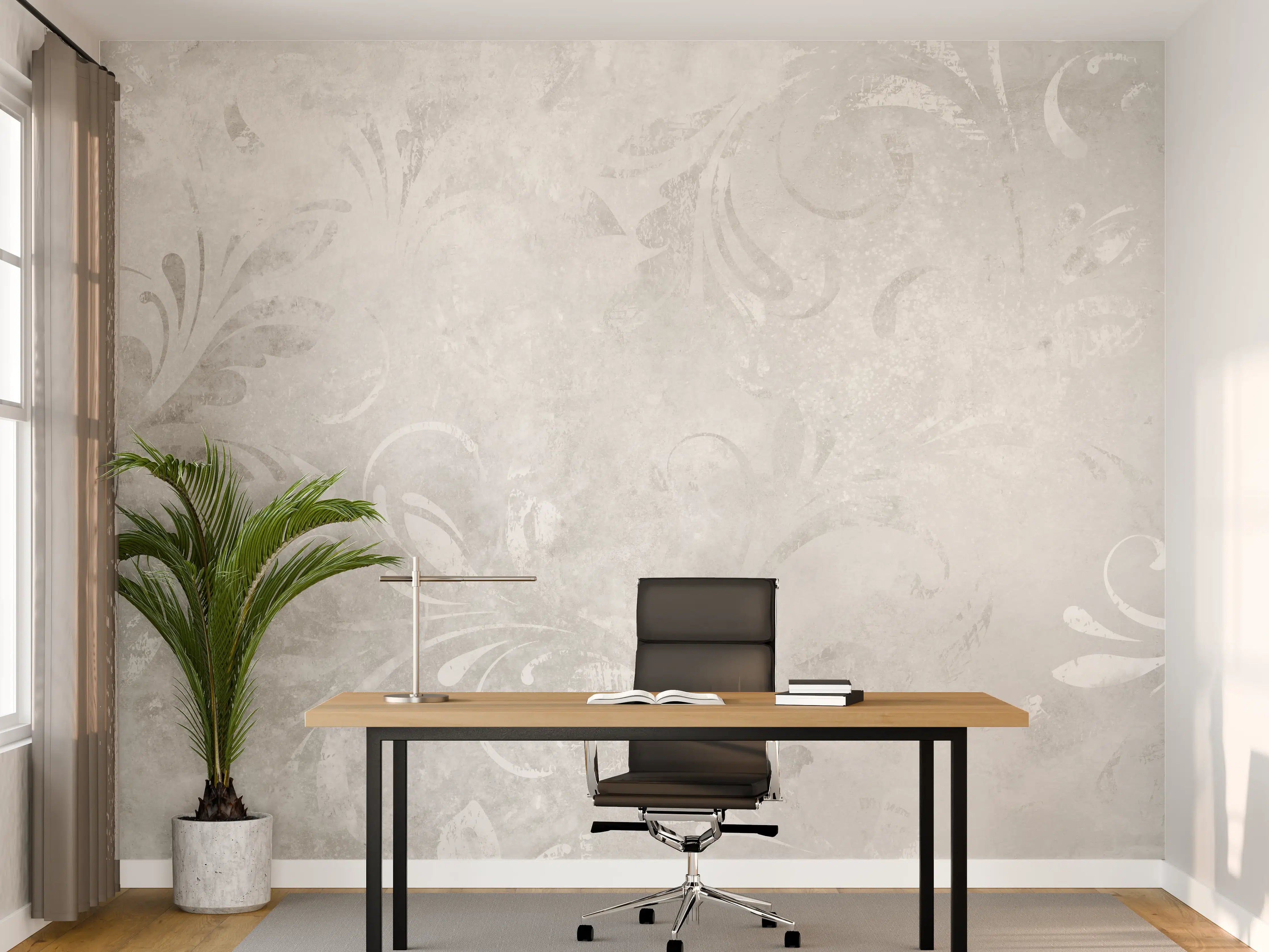 Büro Wandgestaltung - Orientale Zement Tapete