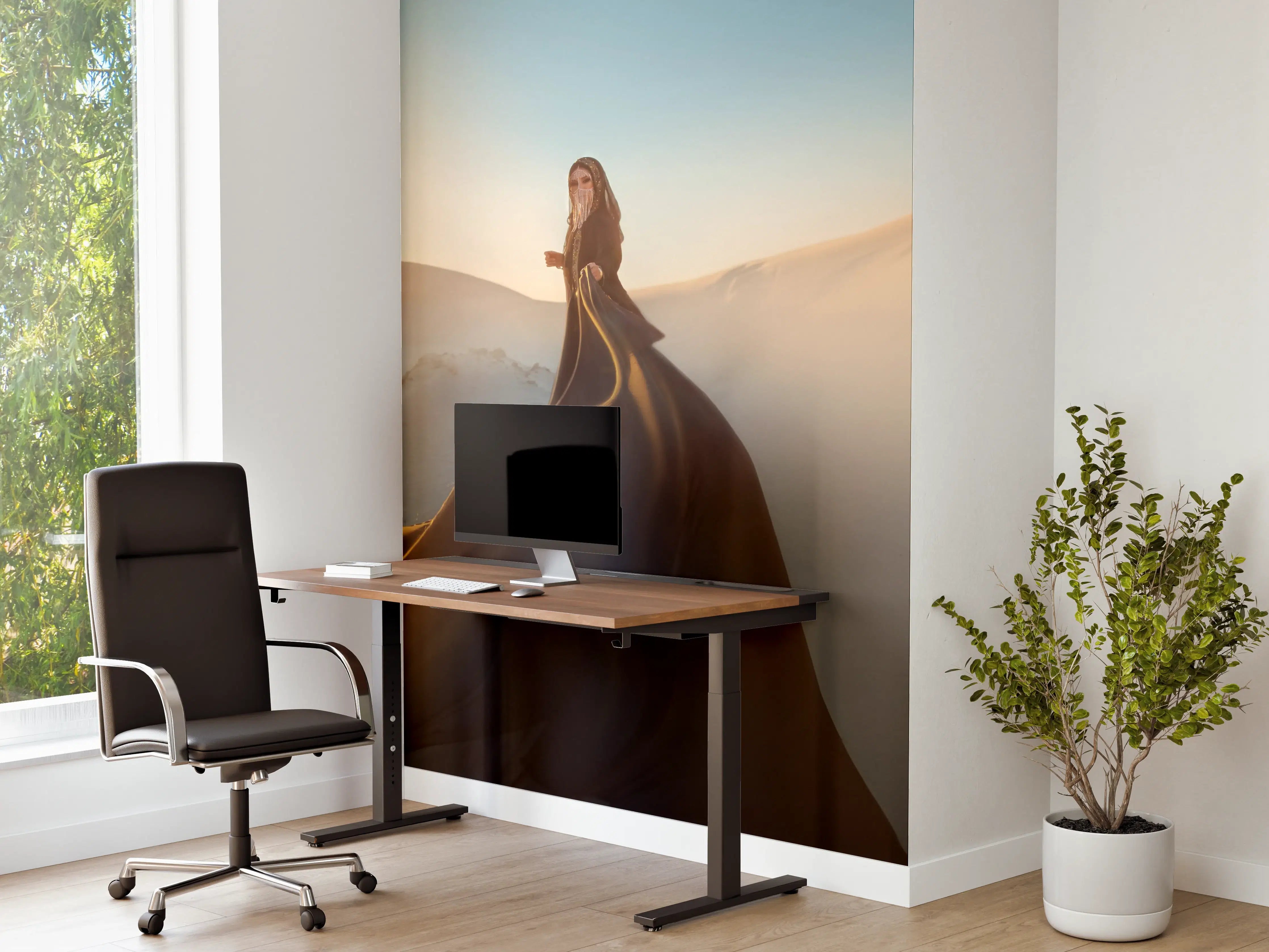 Büro Wandgestaltung - Orientalische Darstellung einer Frau