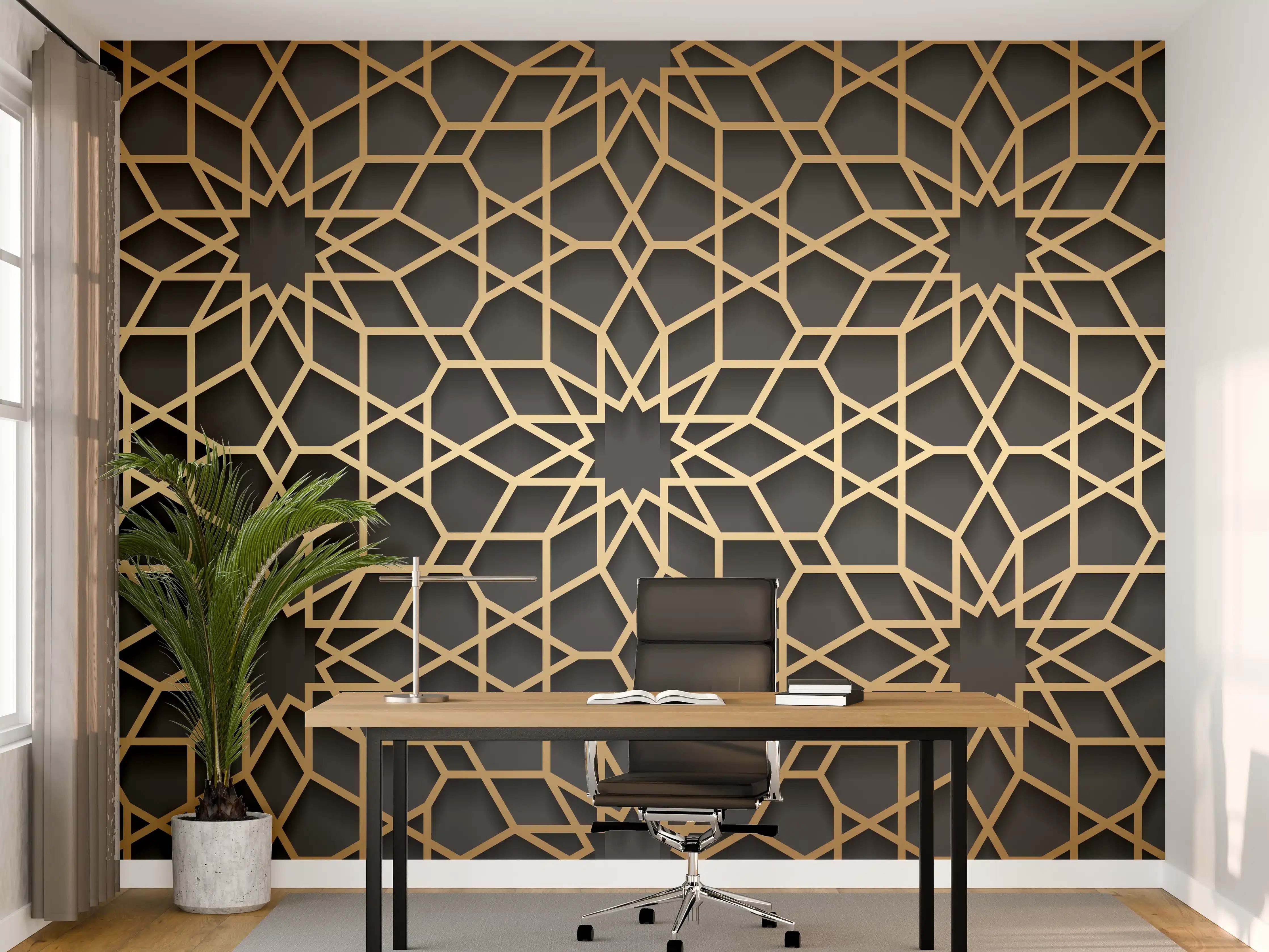 Büro Wandgestaltung - Orientalische Muster