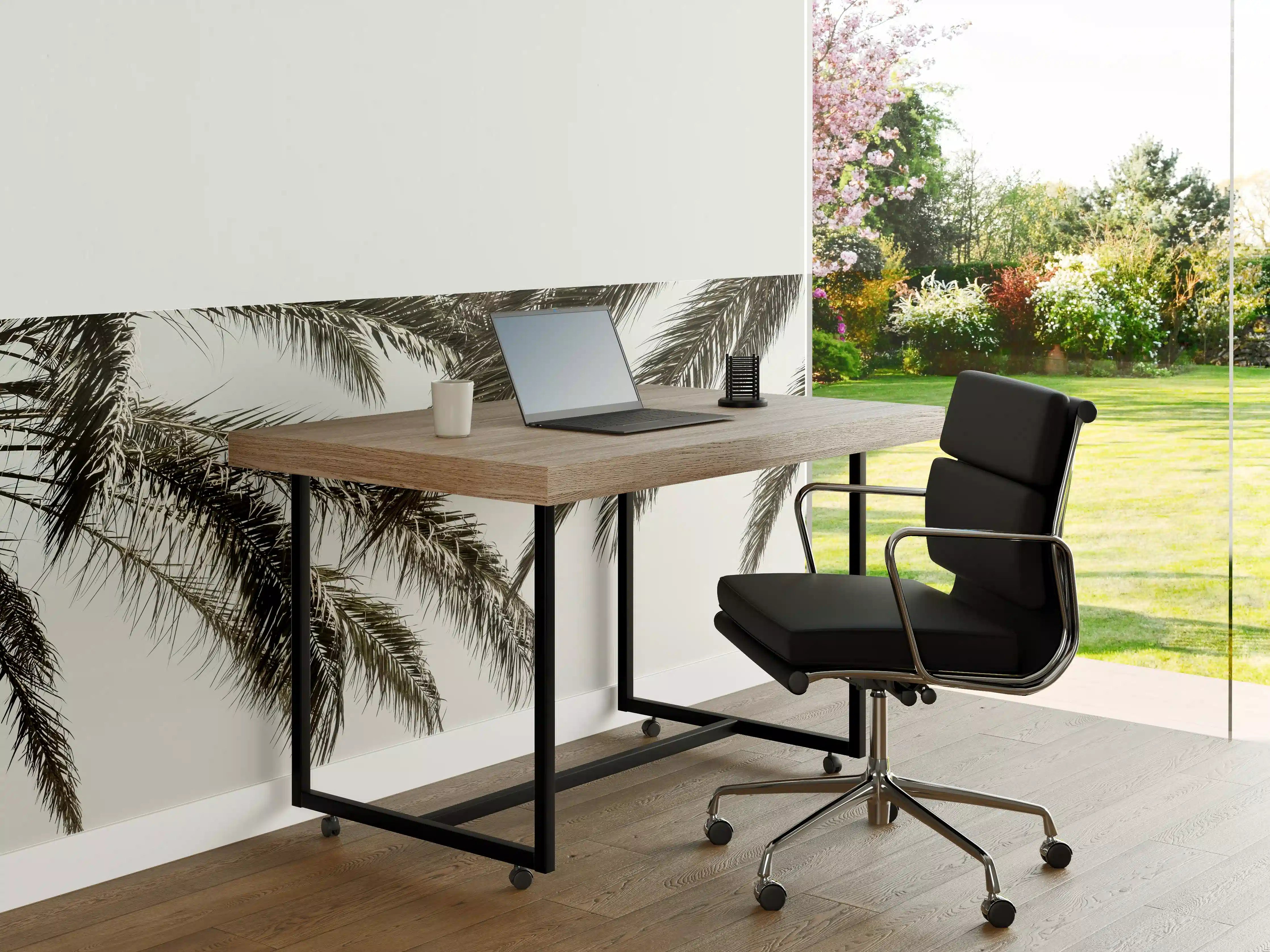 Büro Wandgestaltung - Palmen an der Küste 