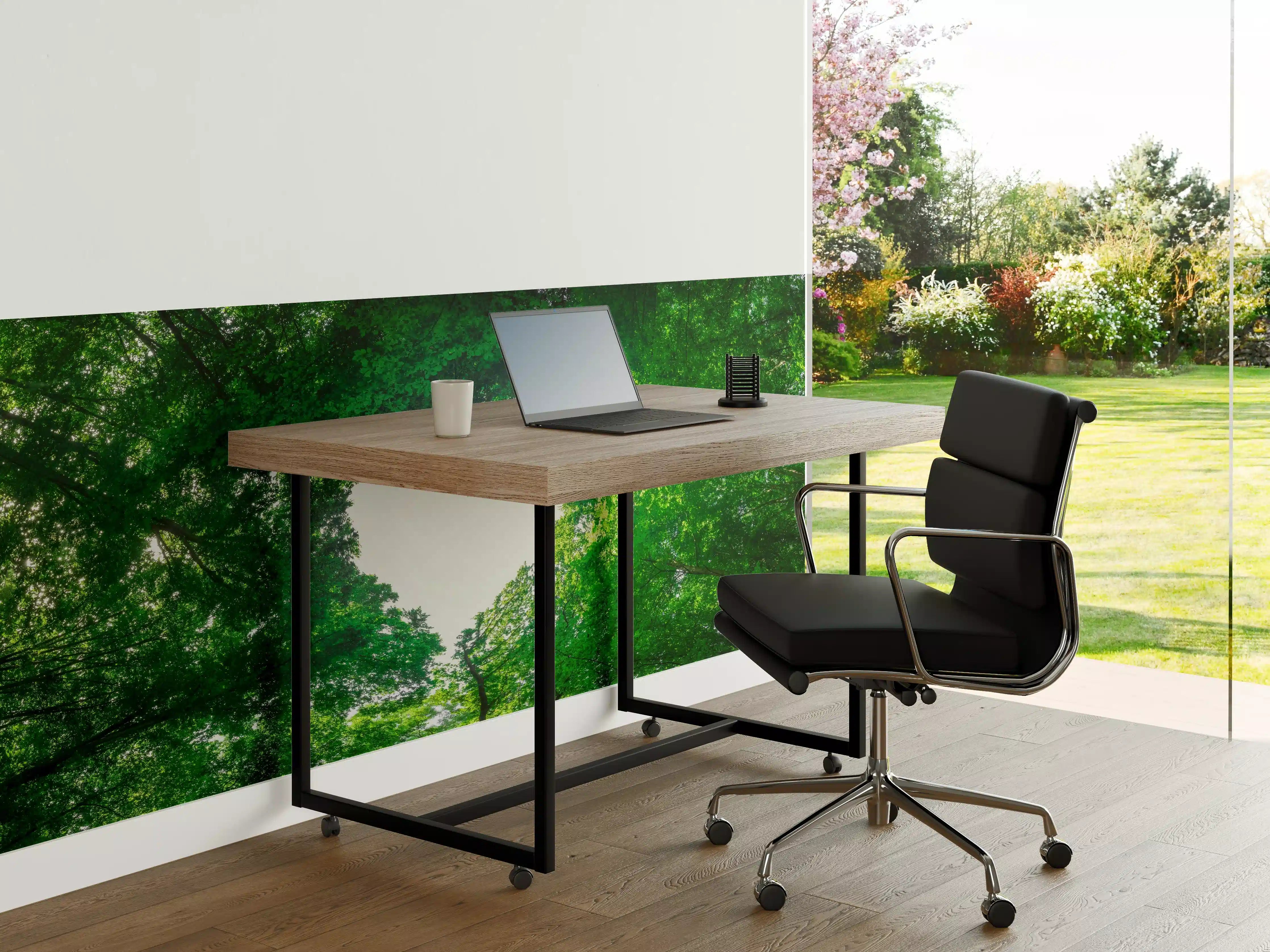 Büro Wandgestaltung - Panorama - Baumkronen formen ein Herz