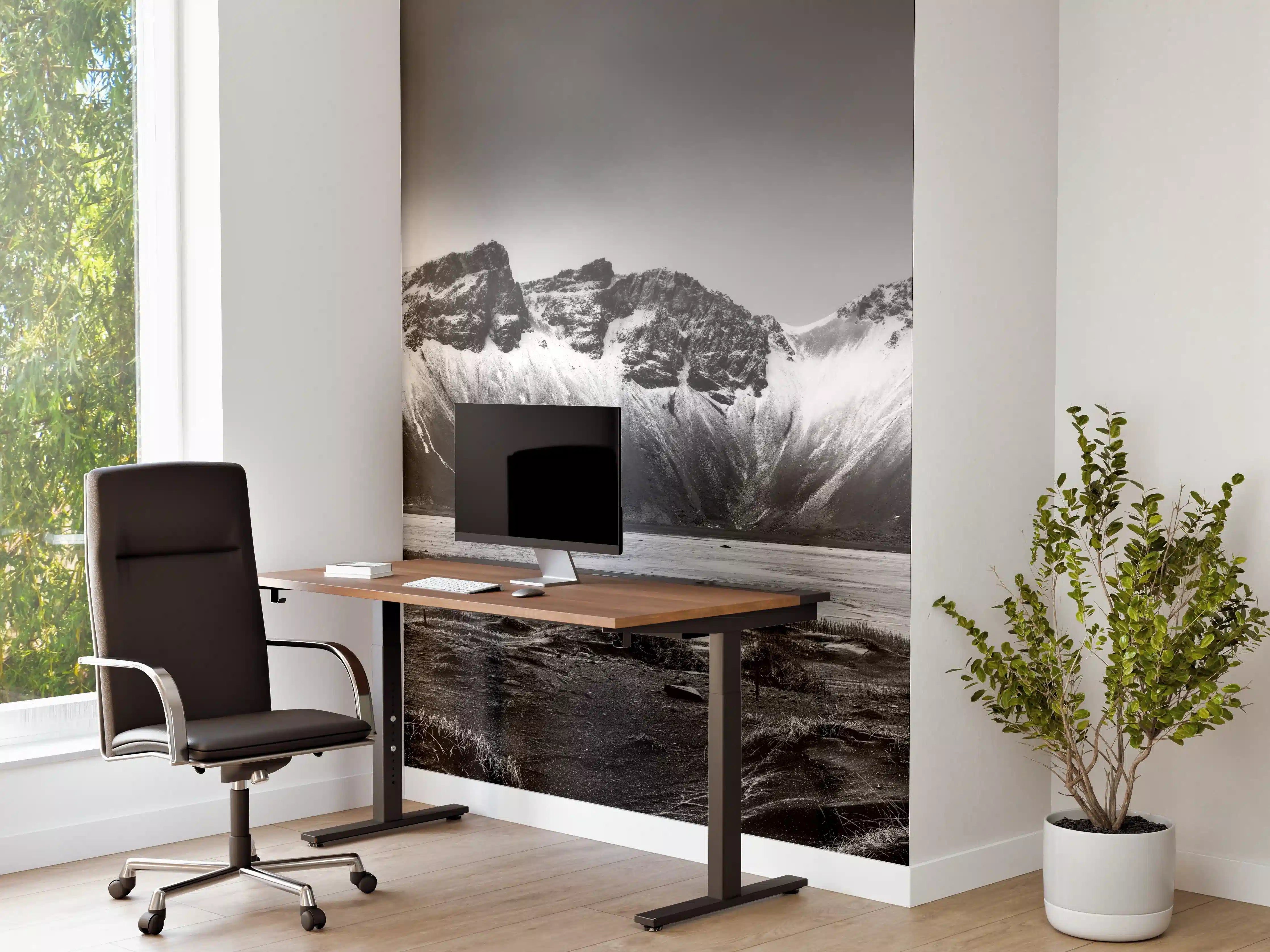Büro Wandgestaltung - Panorama - Bergkette Vestrahorn