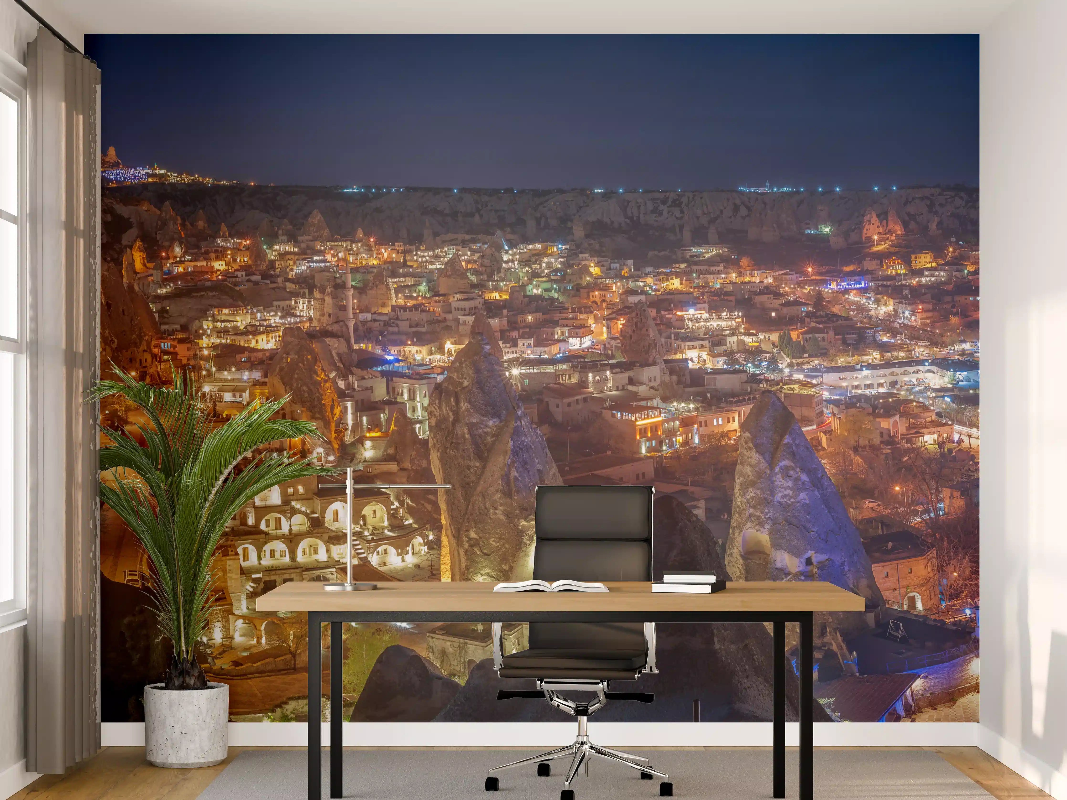 Büro Wandgestaltung - Panorama auf Göreme - Kapadokien
