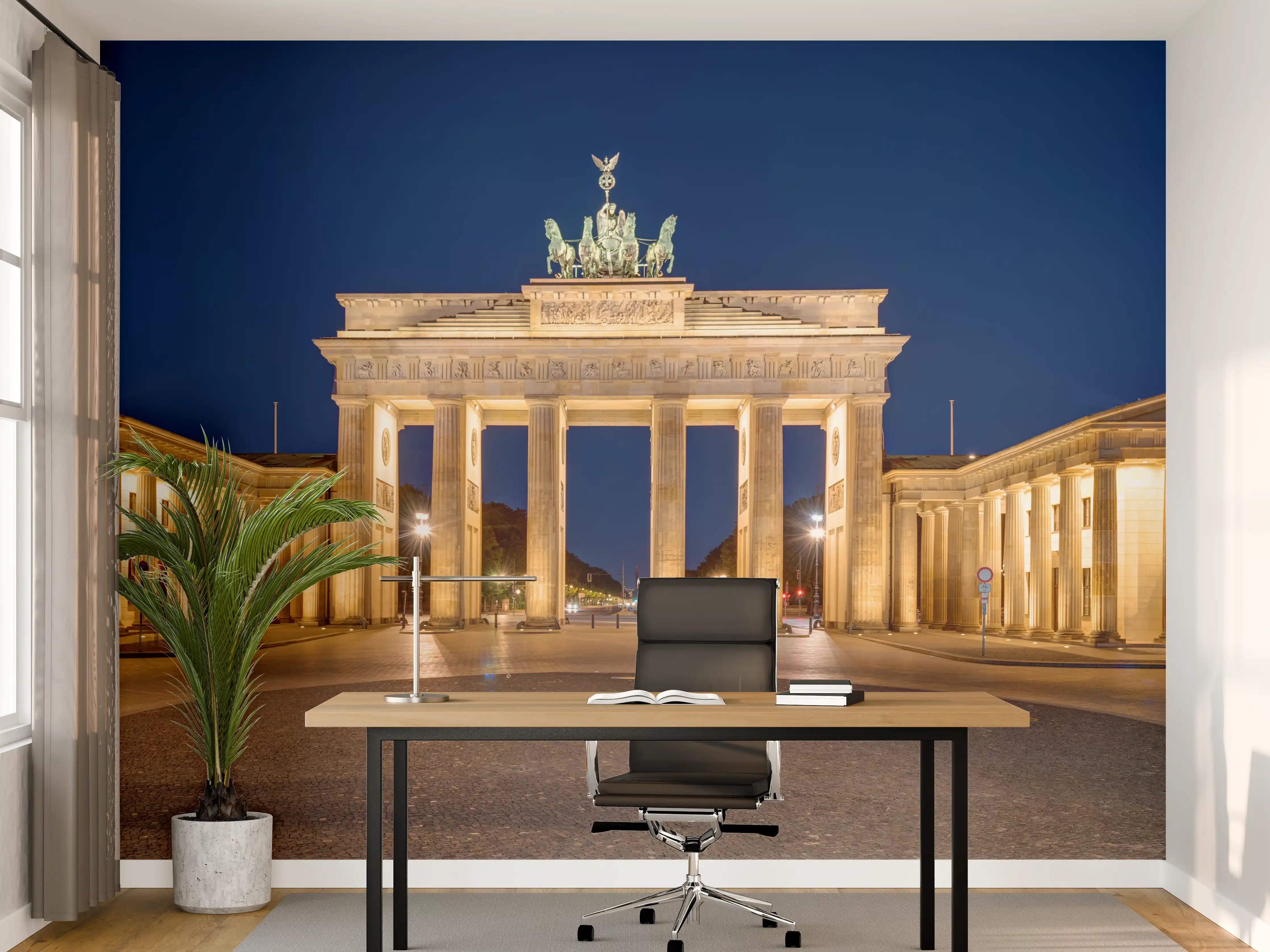 Büro Wandgestaltung - Panorama des Brandenburger Tor