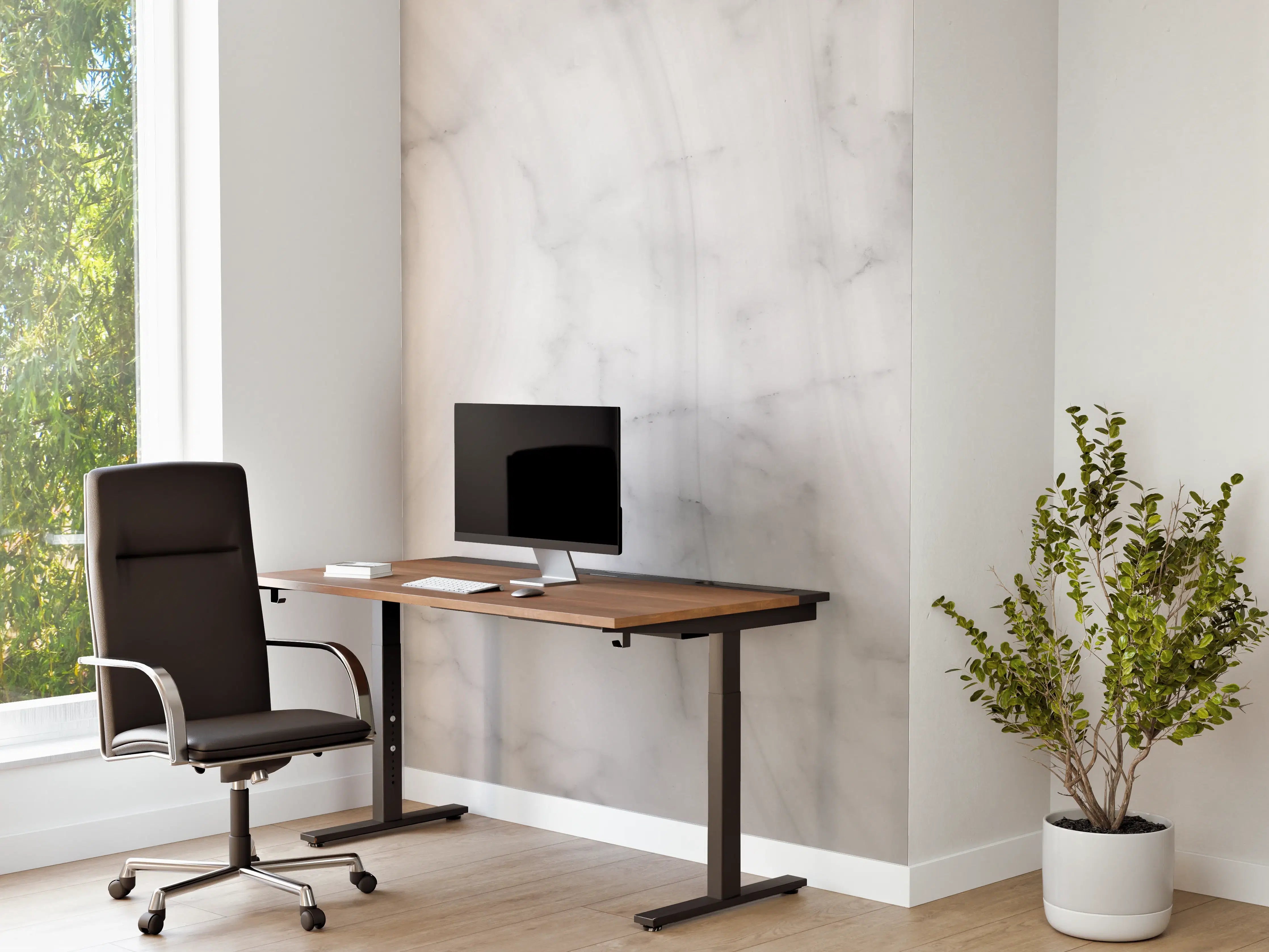 Büro Wandgestaltung - Panorama grauer Marmor Hintergrund