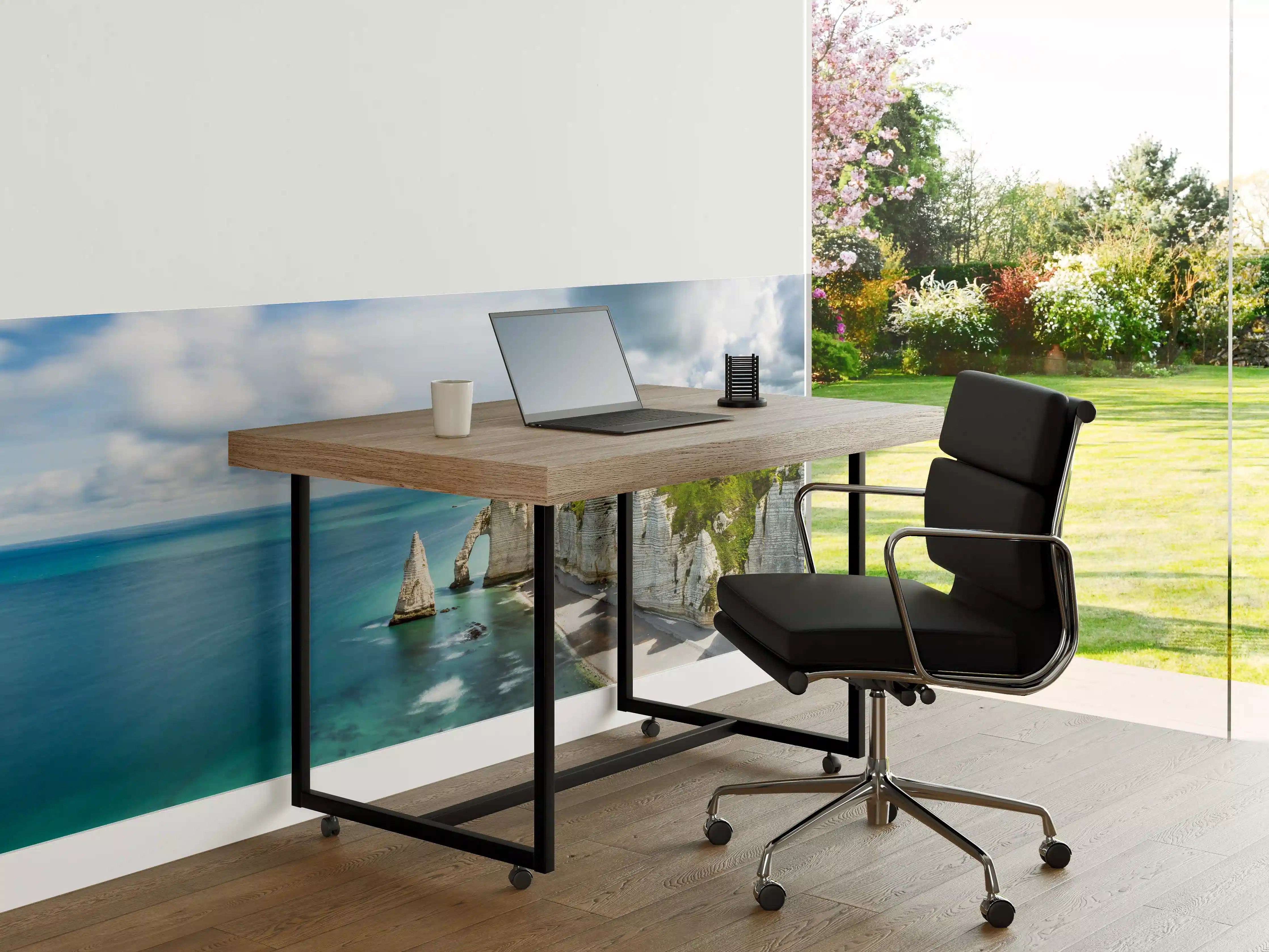 Büro Wandgestaltung - Panorama in Etretat - Normandie