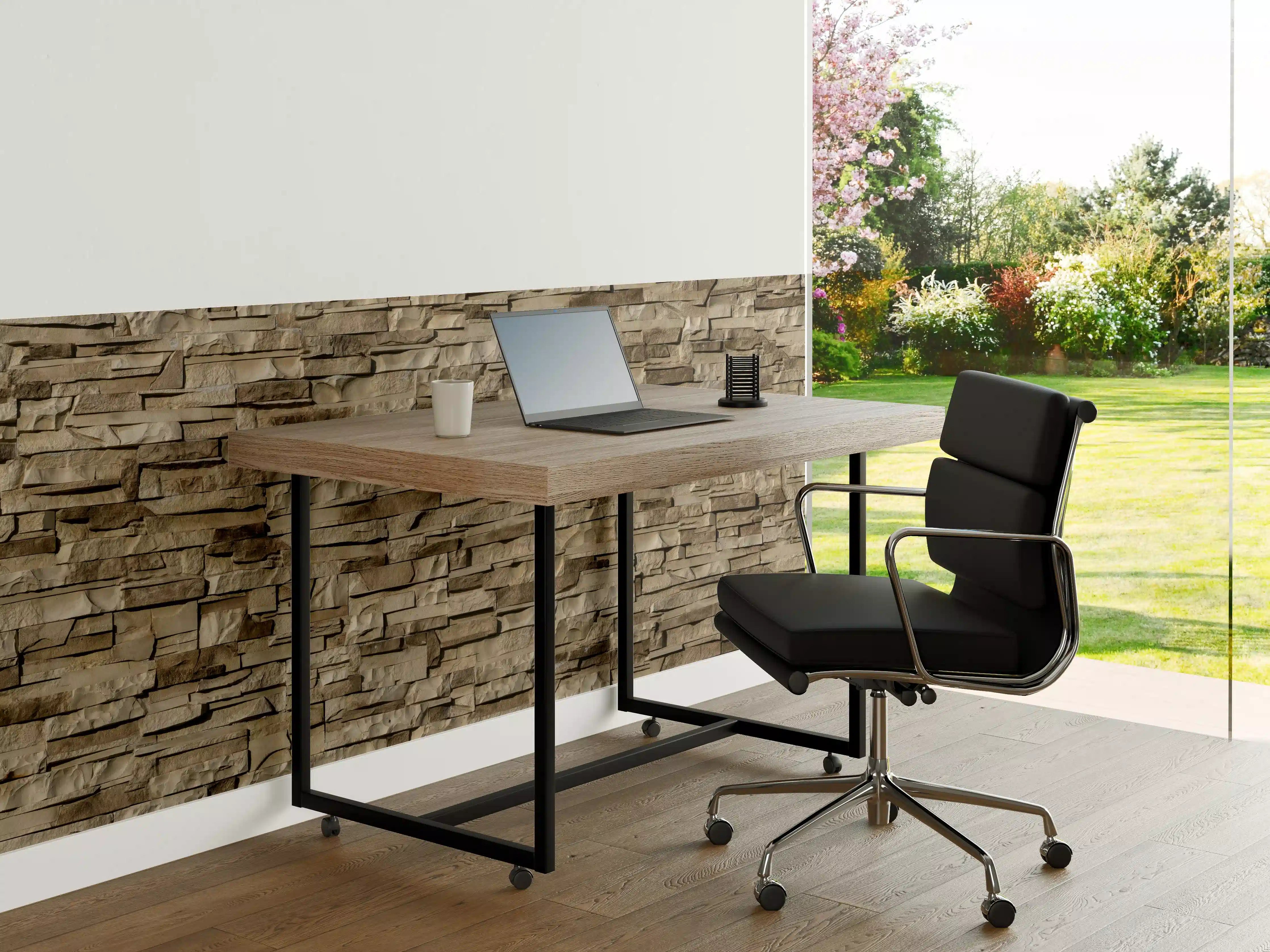 Büro Wandgestaltung - Panorama nahtlose Textur von Klinkerfliesen