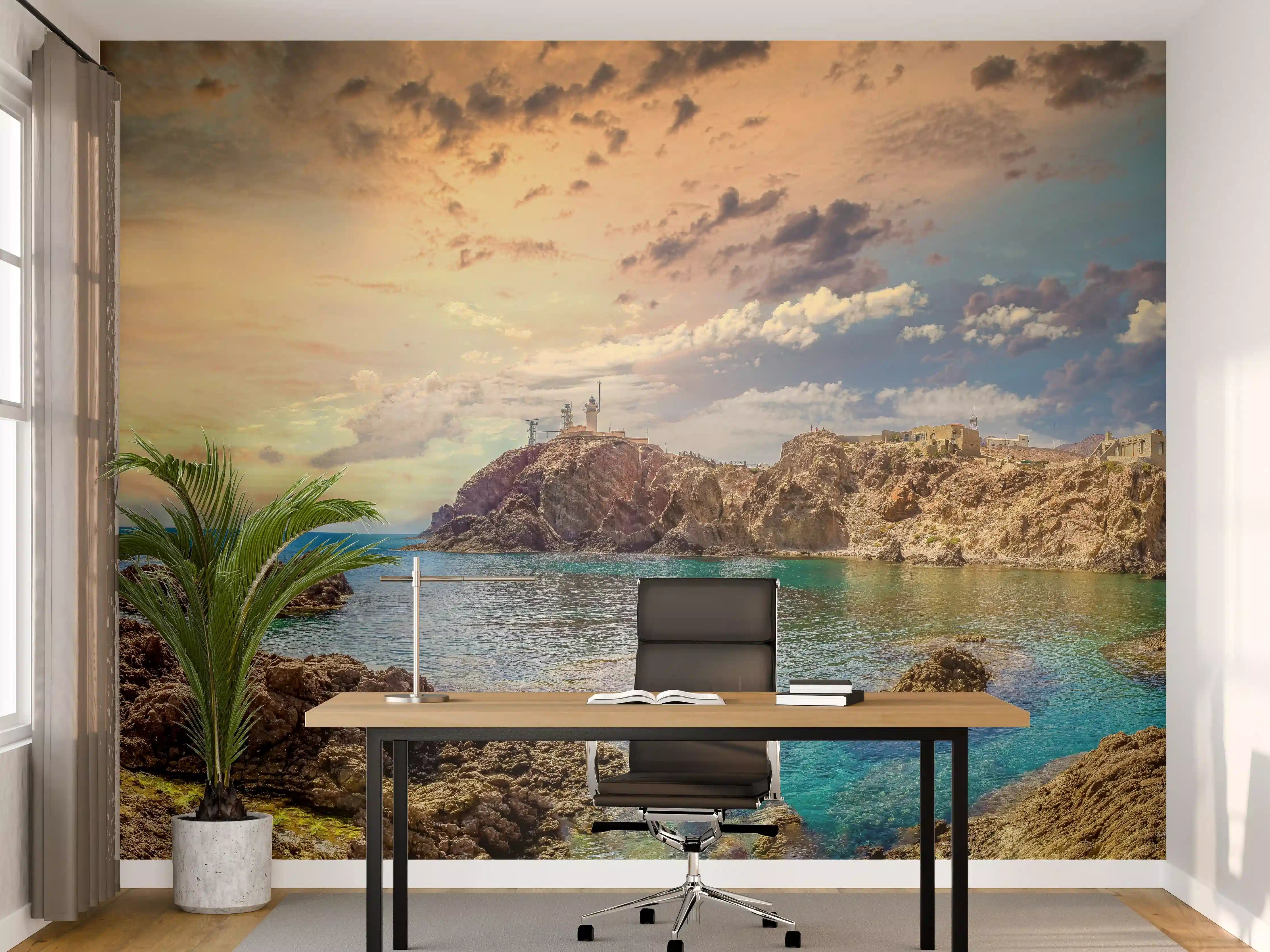 Büro Wandgestaltung - Panoramablick - Arrecife de las Sirenas