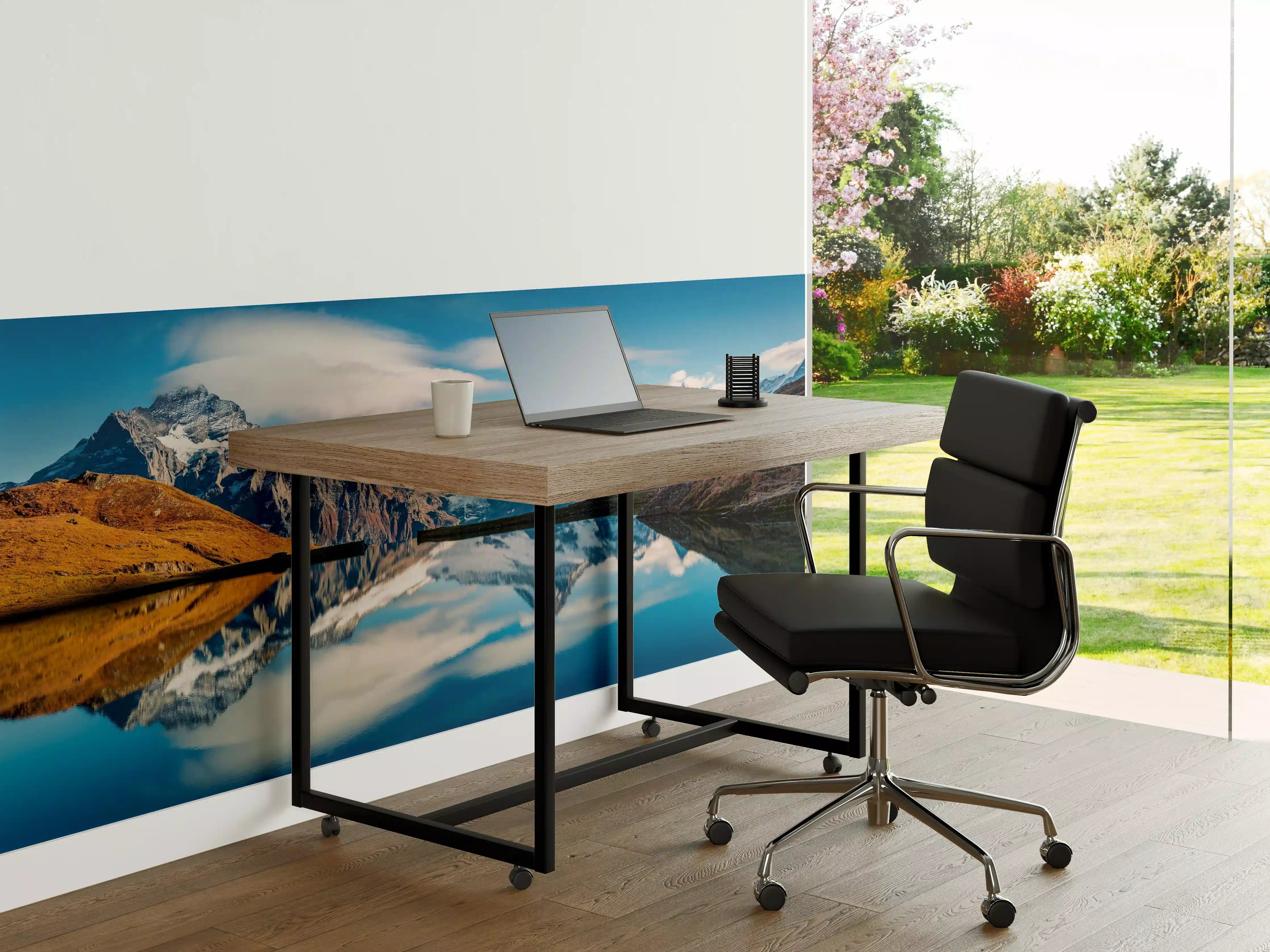 Büro Wandgestaltung - Panoramablick auf Bachalpsee