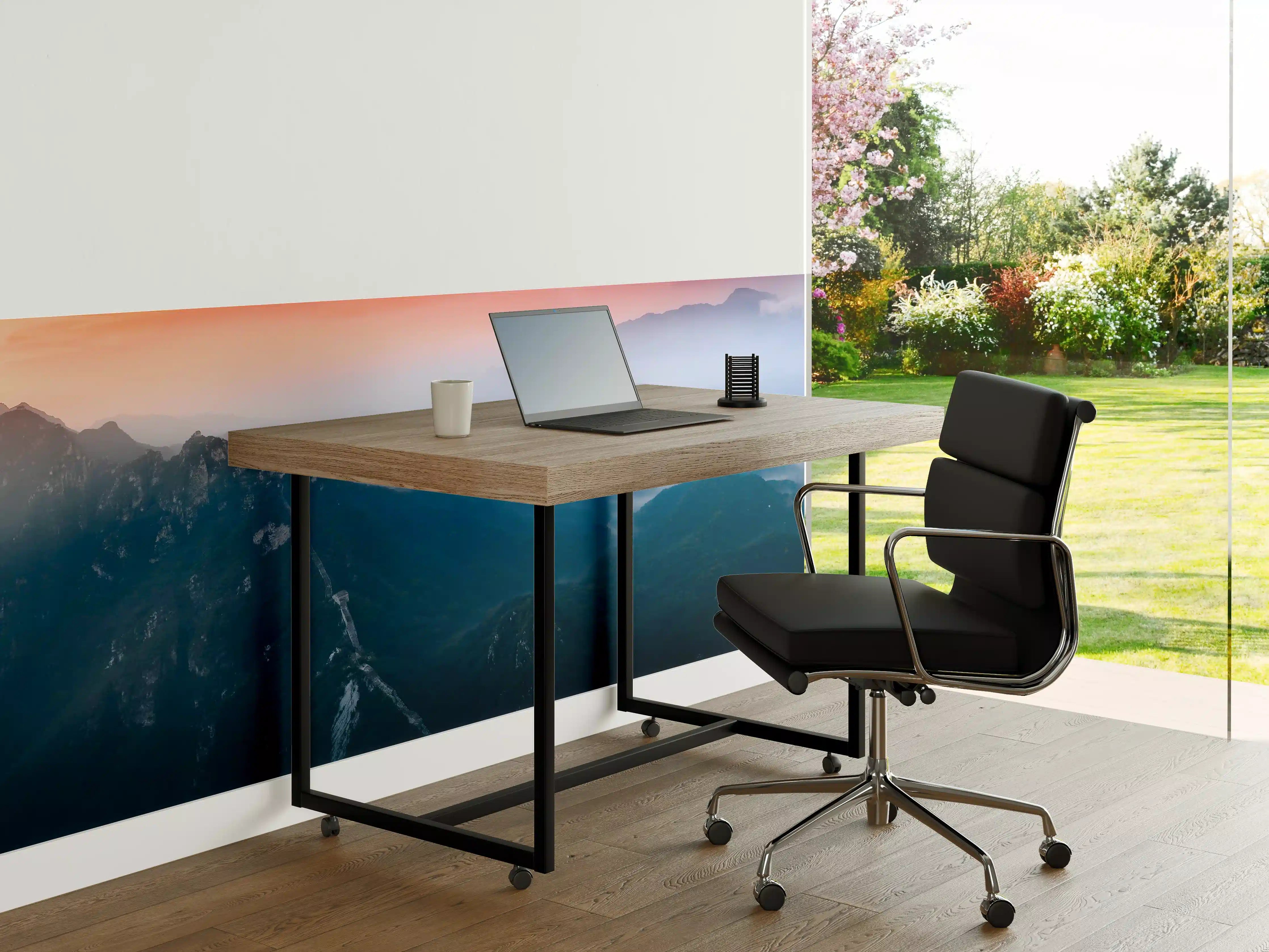 Büro Wandgestaltung - Panoramablick auf Berge