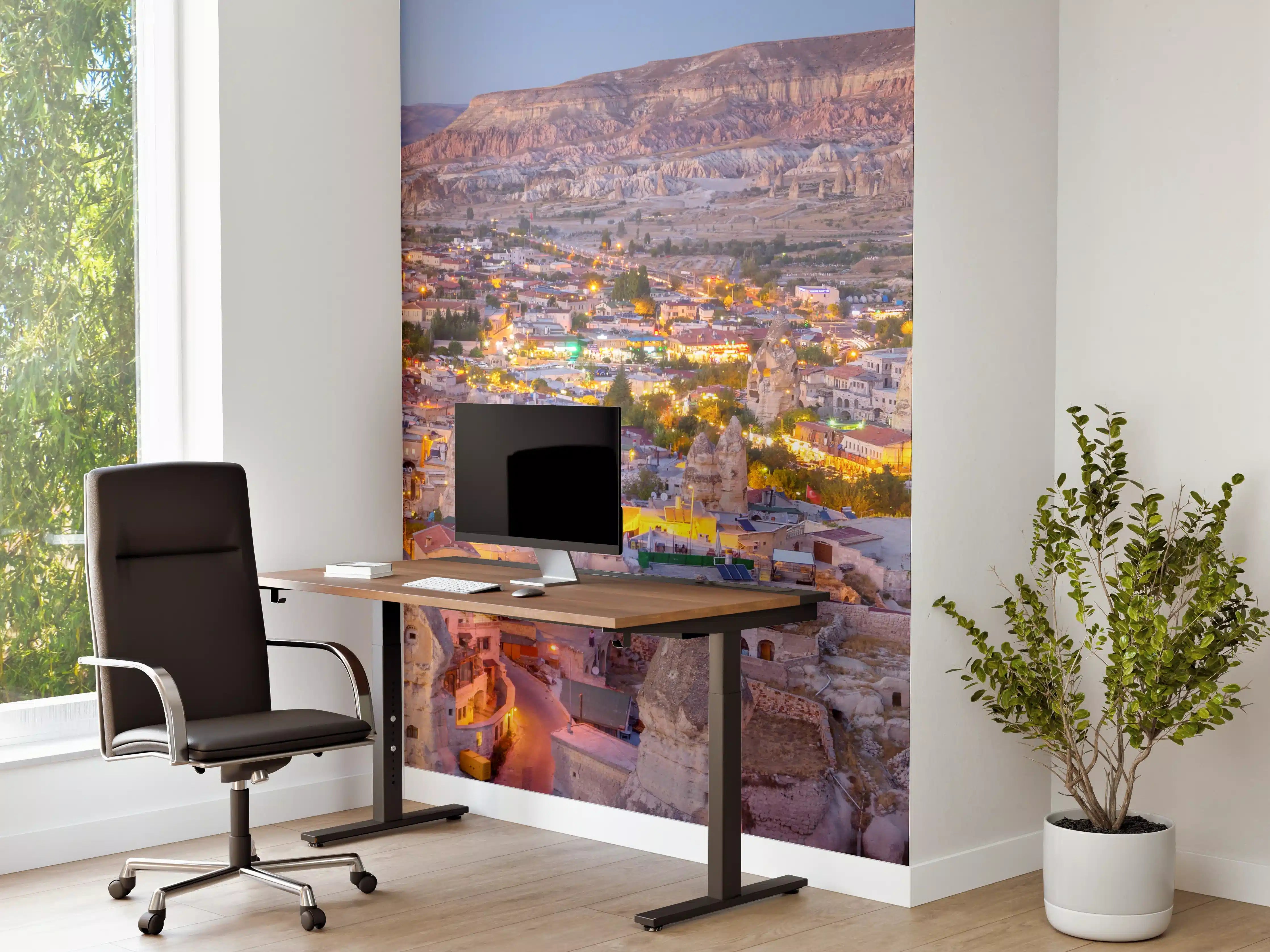 Büro Wandgestaltung - Panoramablick auf Göreme - Kapadokien