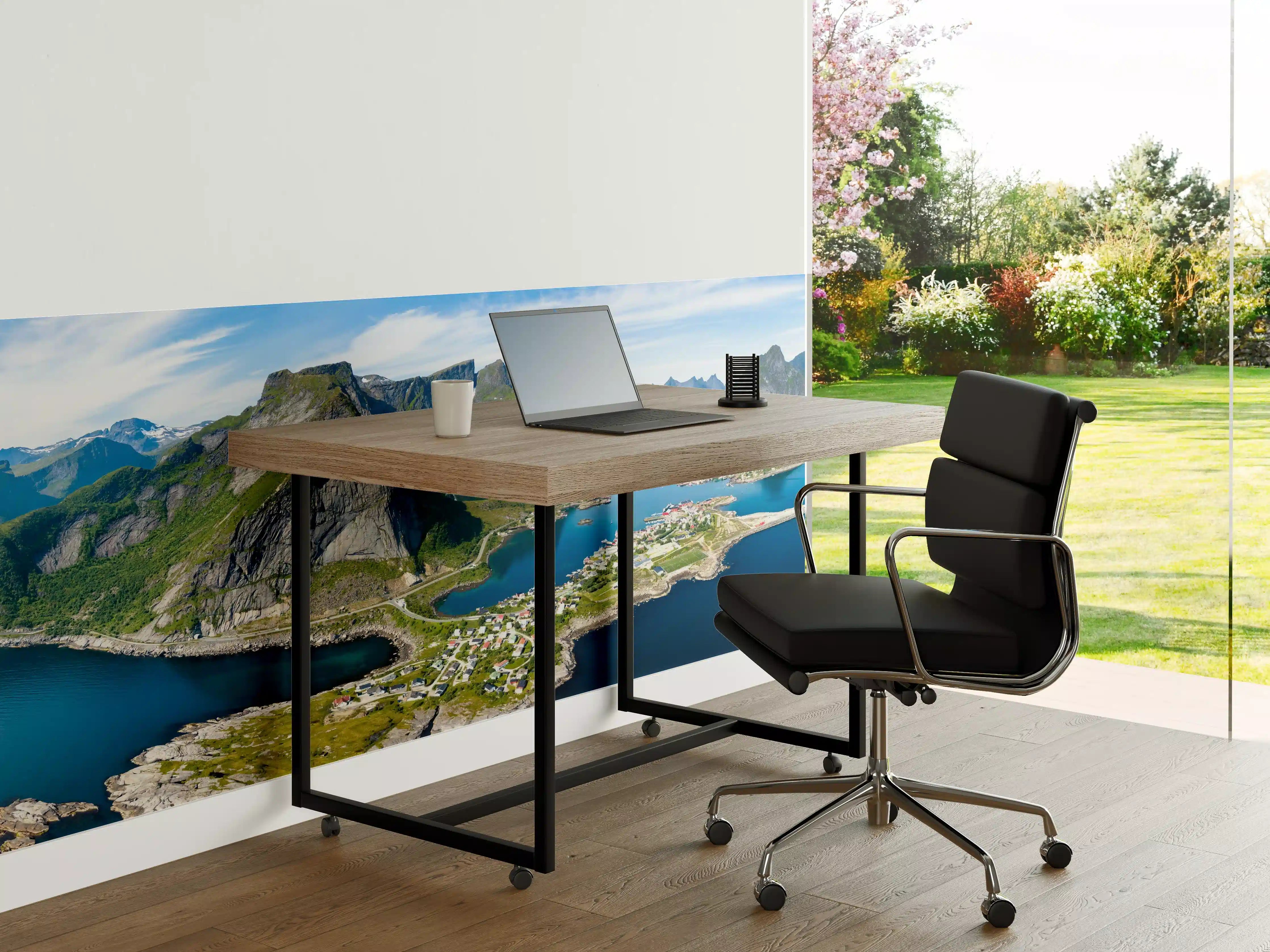 Büro Wandgestaltung - Panoramablick auf Reine
