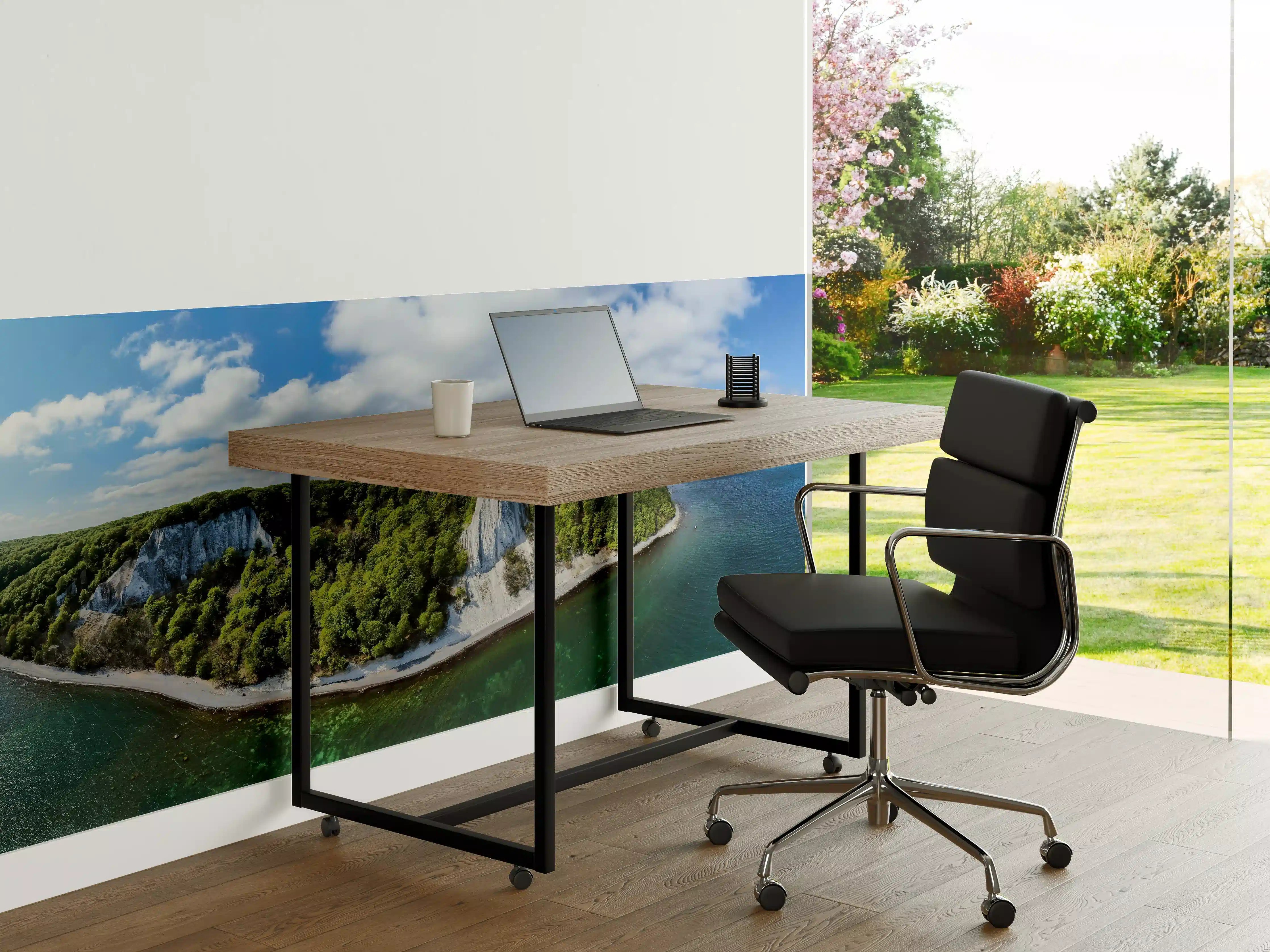 Büro Wandgestaltung - Panoramablick auf den Königsstuhl - Rügen