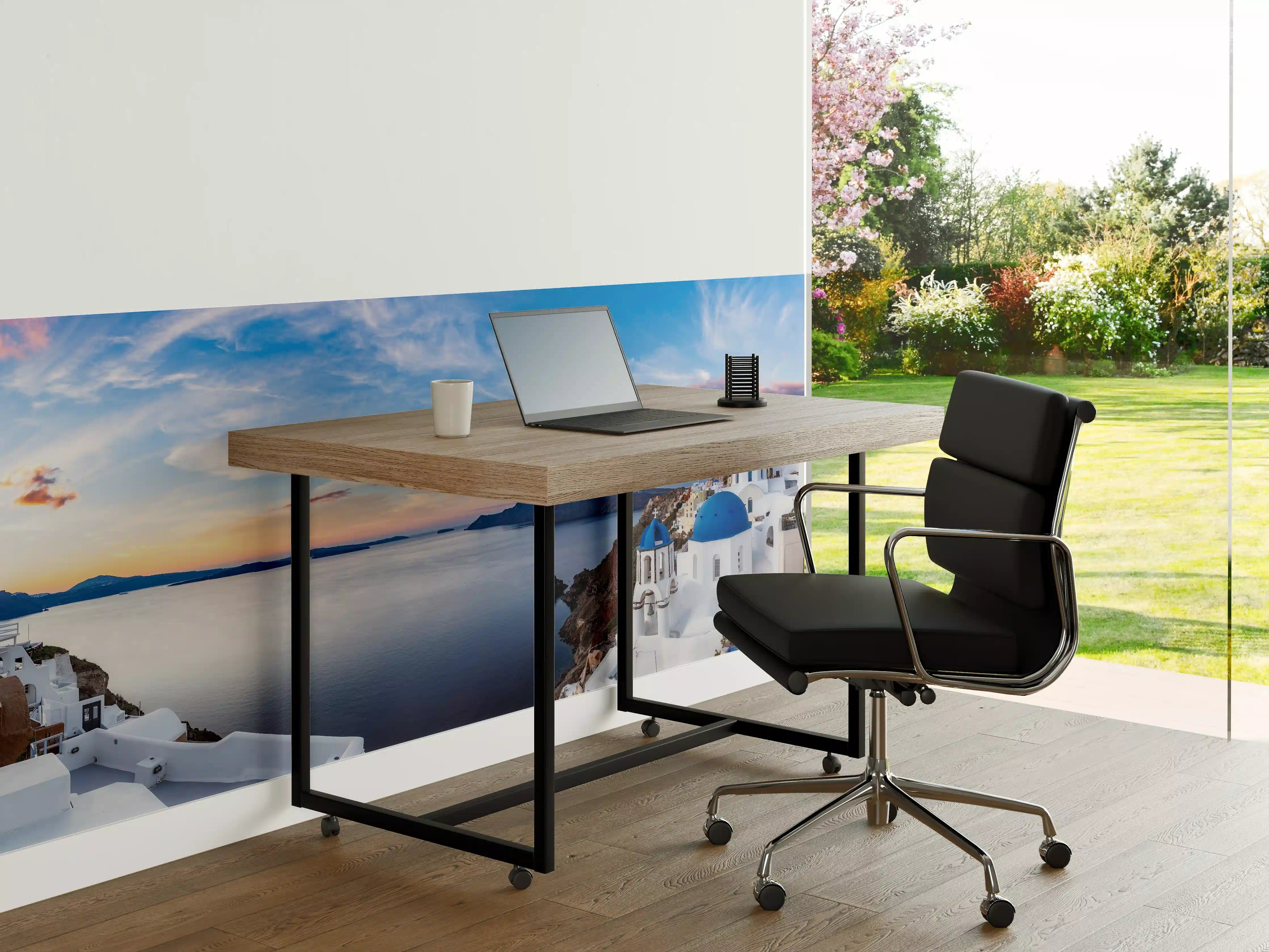 Büro Wandgestaltung - Panoramablick der Insel Santorin - Griechenland