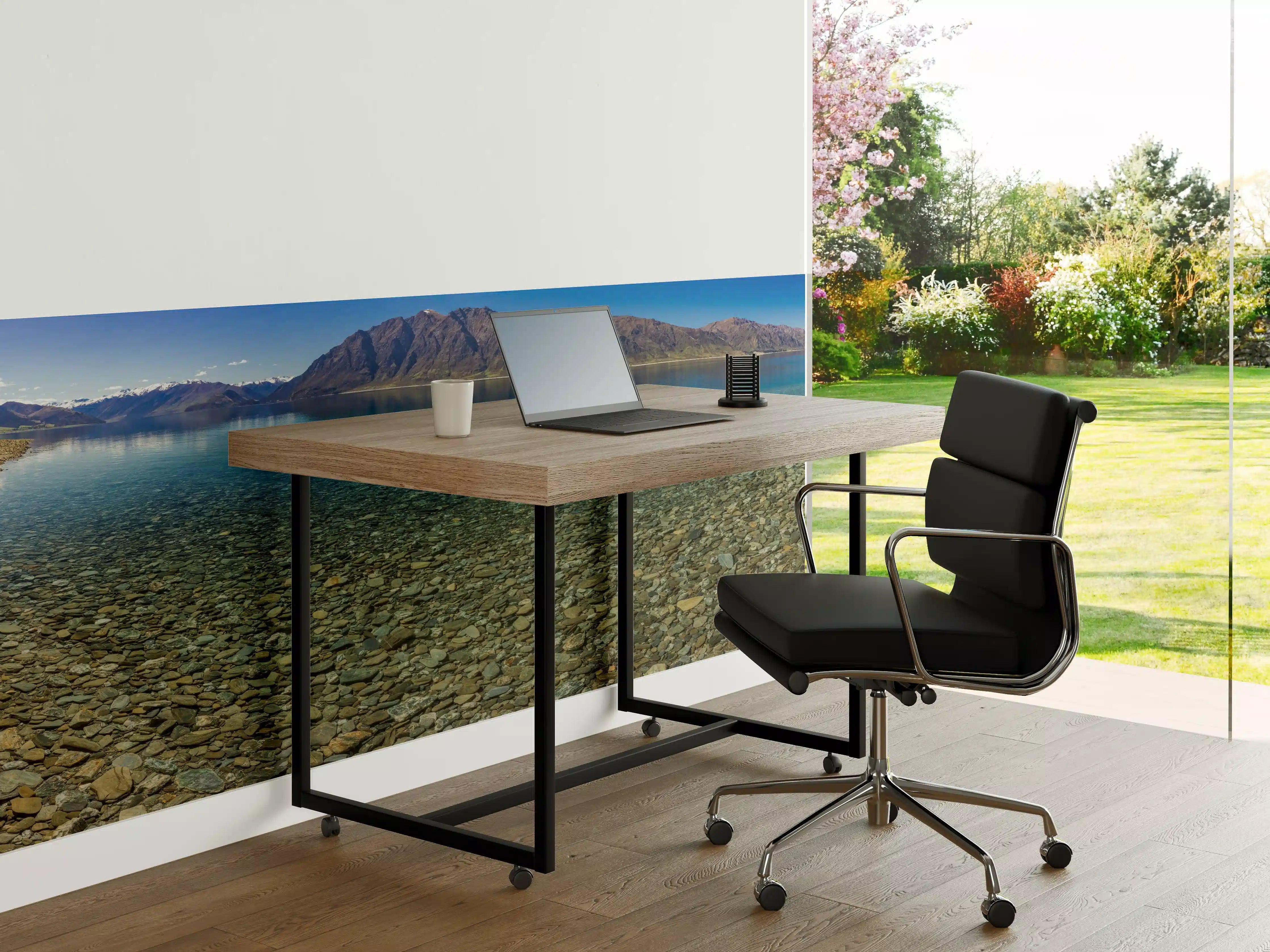 Büro Wandgestaltung - Panoramafotos vom Hawea-See
