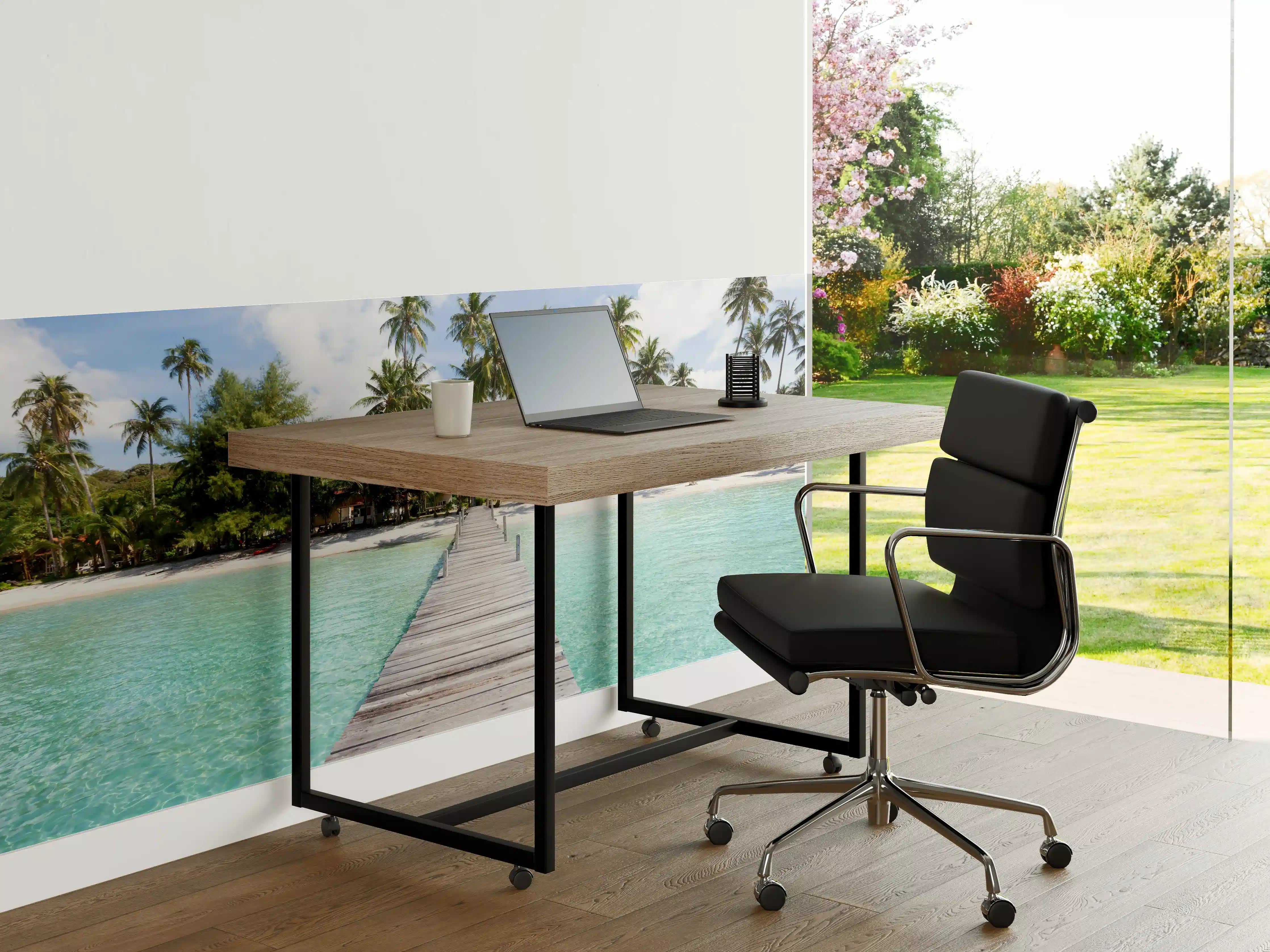 Büro Wandgestaltung - Paradiesischer Pier in Thailand