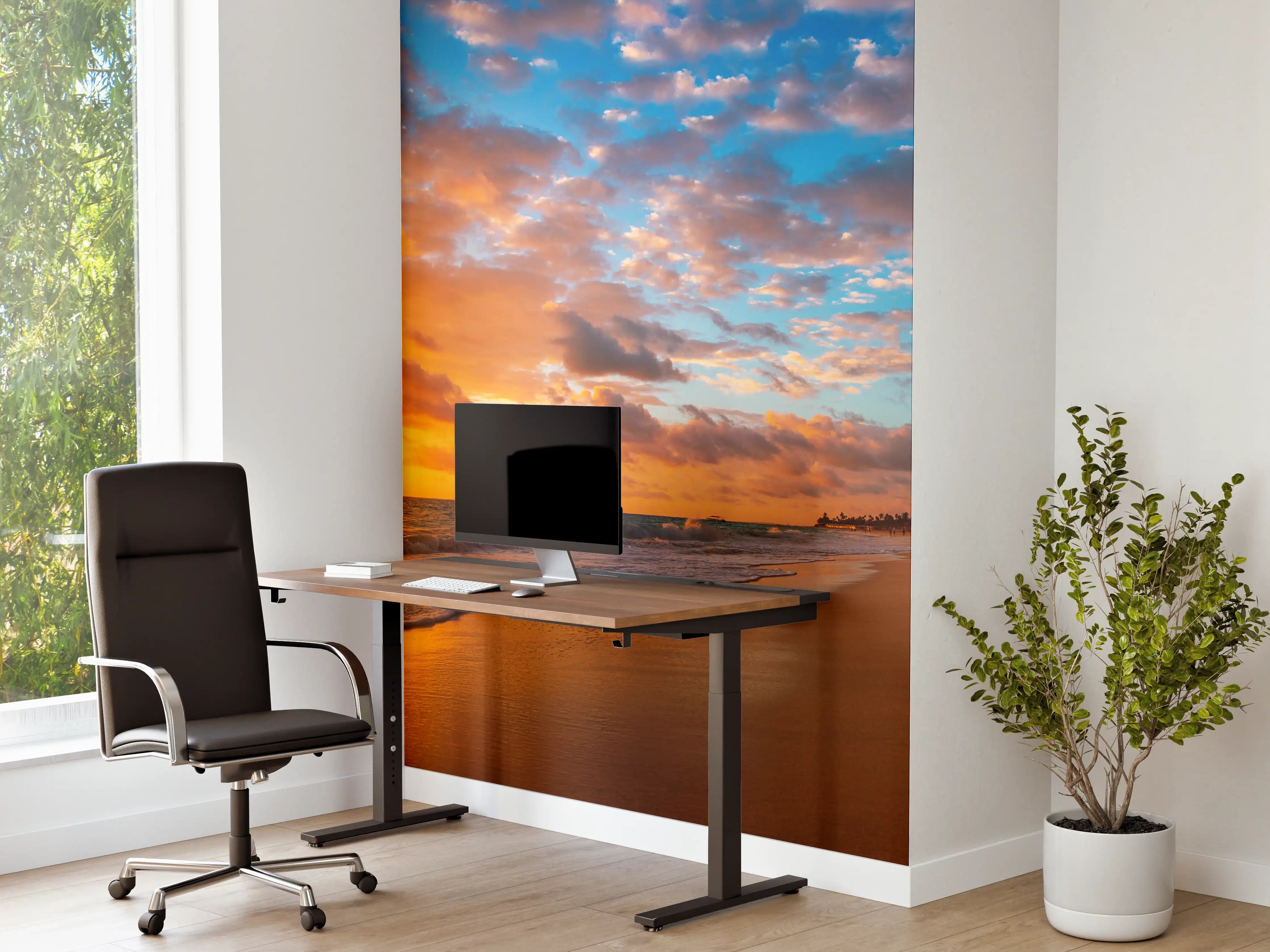 Büro Wandgestaltung - Paradiesischer Strand Coson