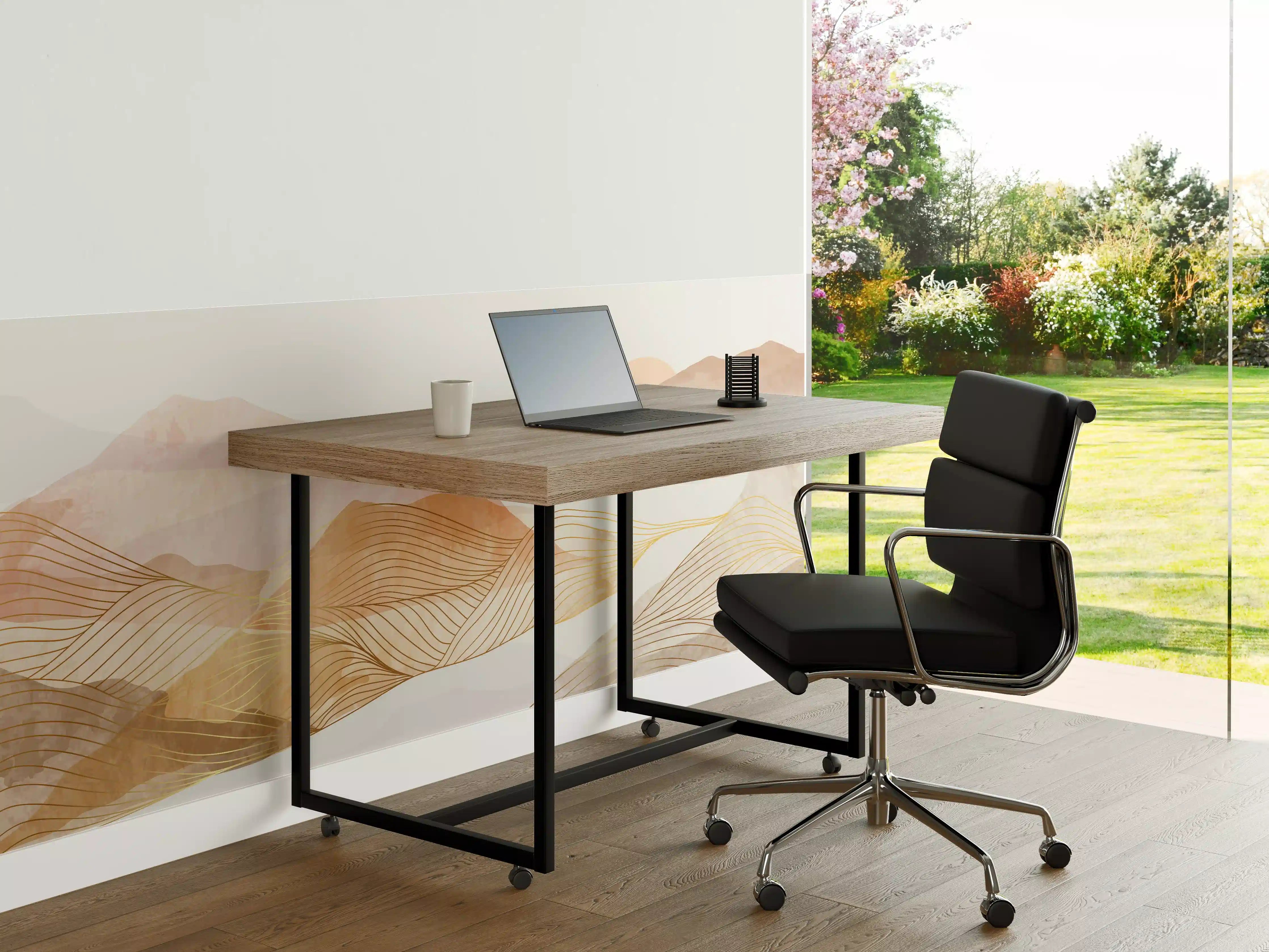 Büro Wandgestaltung - Pastellfarbene Hügellandschaft