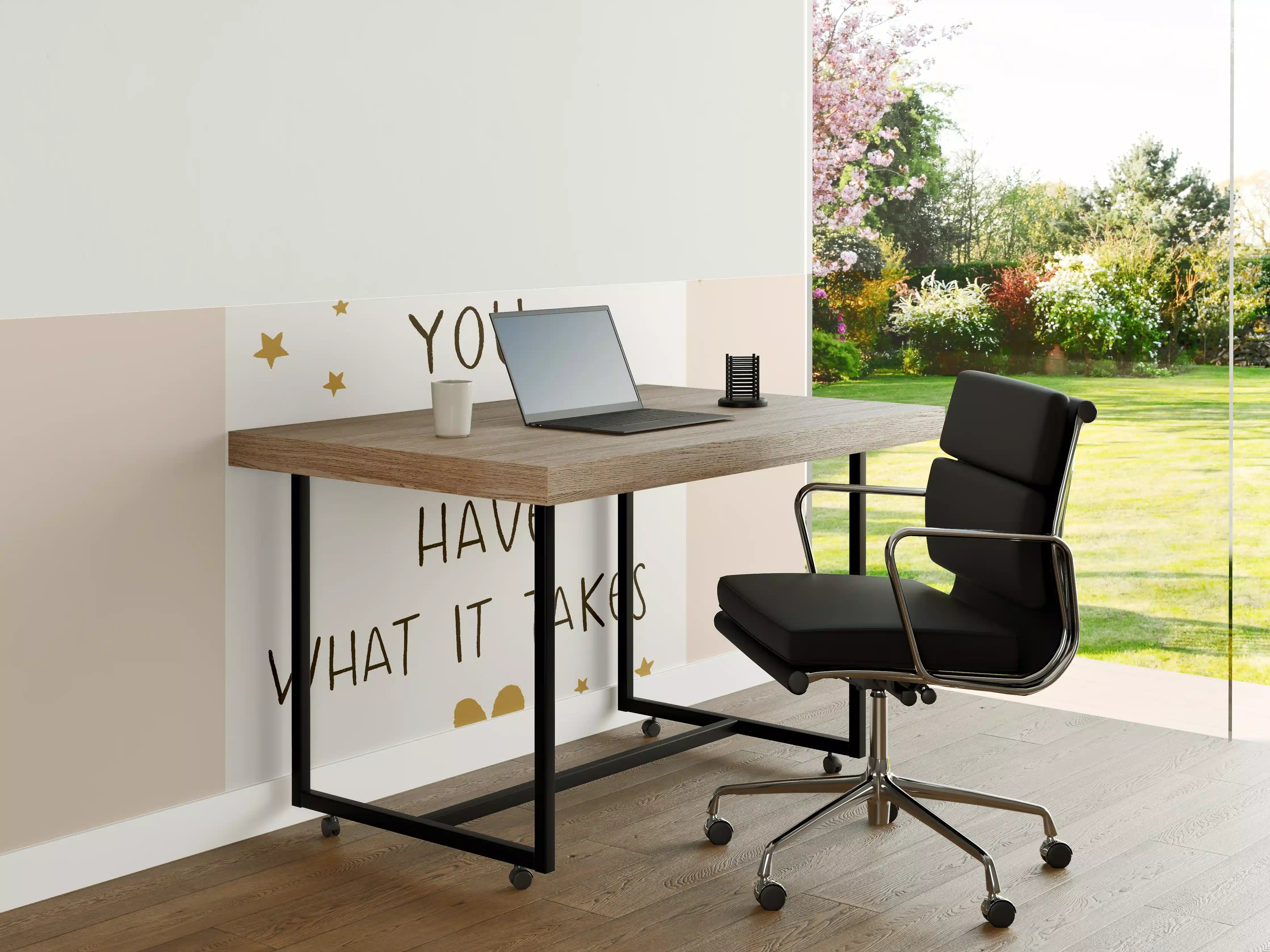 Büro Wandgestaltung - Pastellfarbene Motivationsgrafik