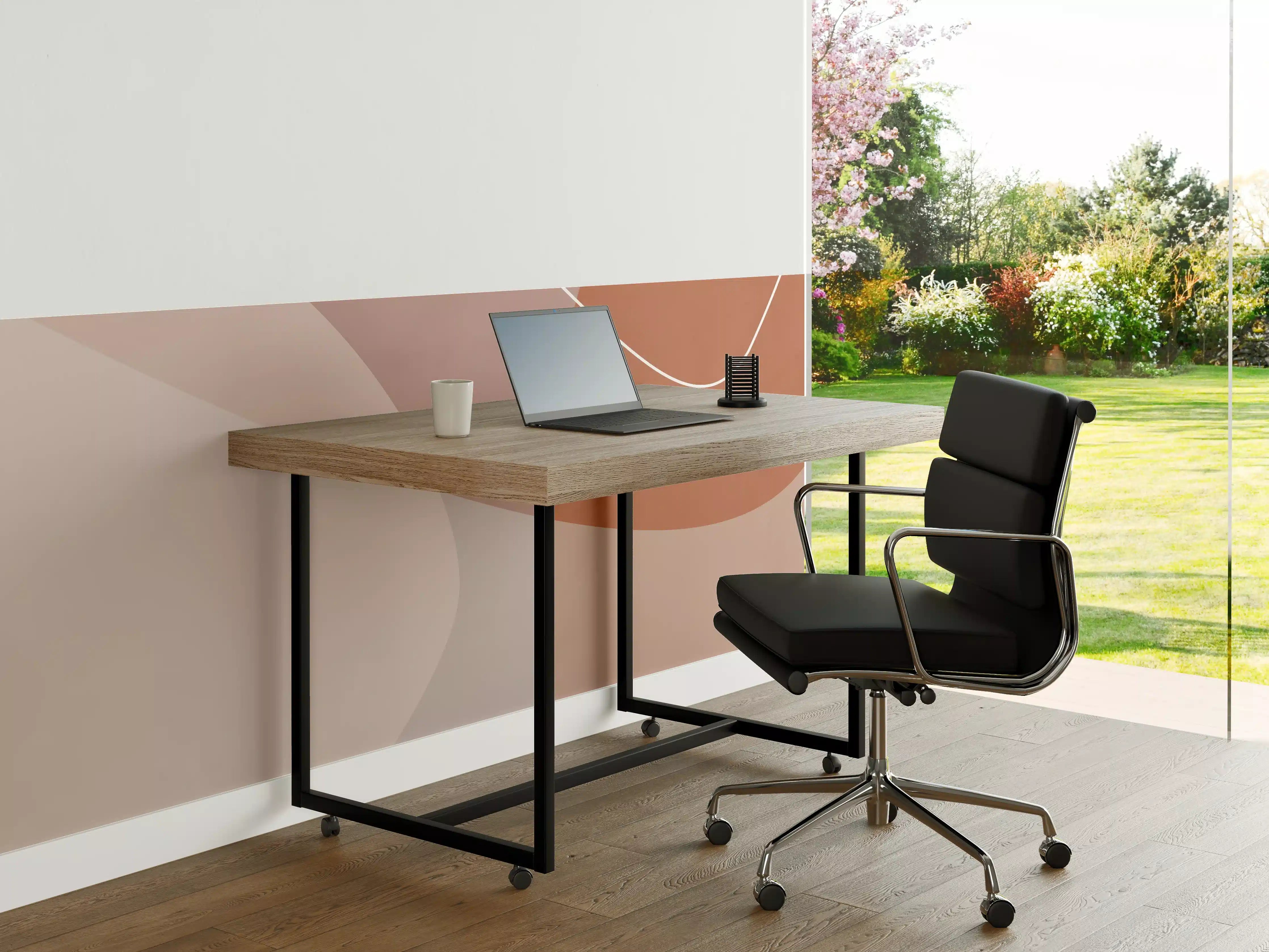 Büro Wandgestaltung - Pastellfarbene Organische Formen