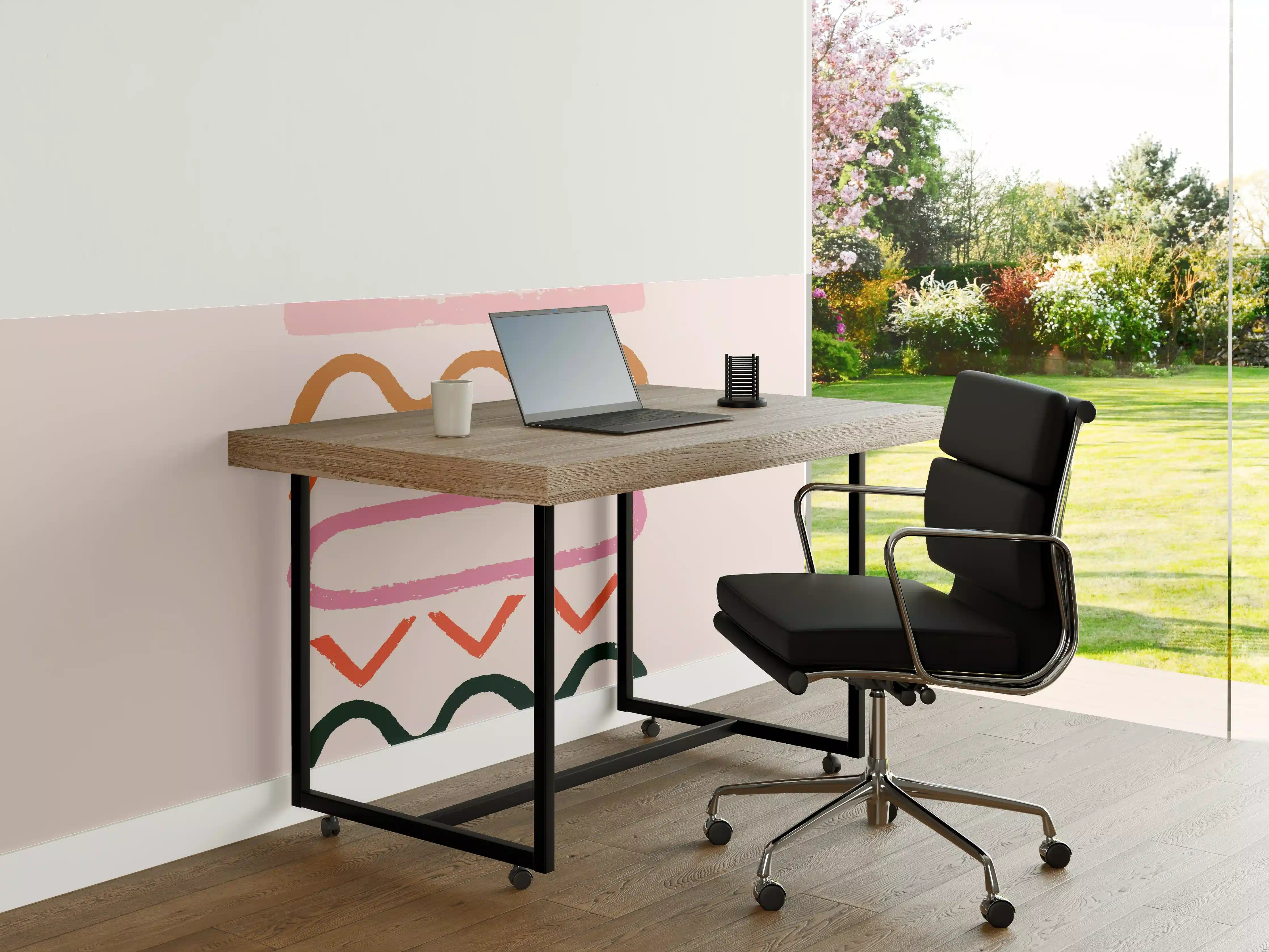 Büro Wandgestaltung - Pastellfarbener Abstrakter Hamburger