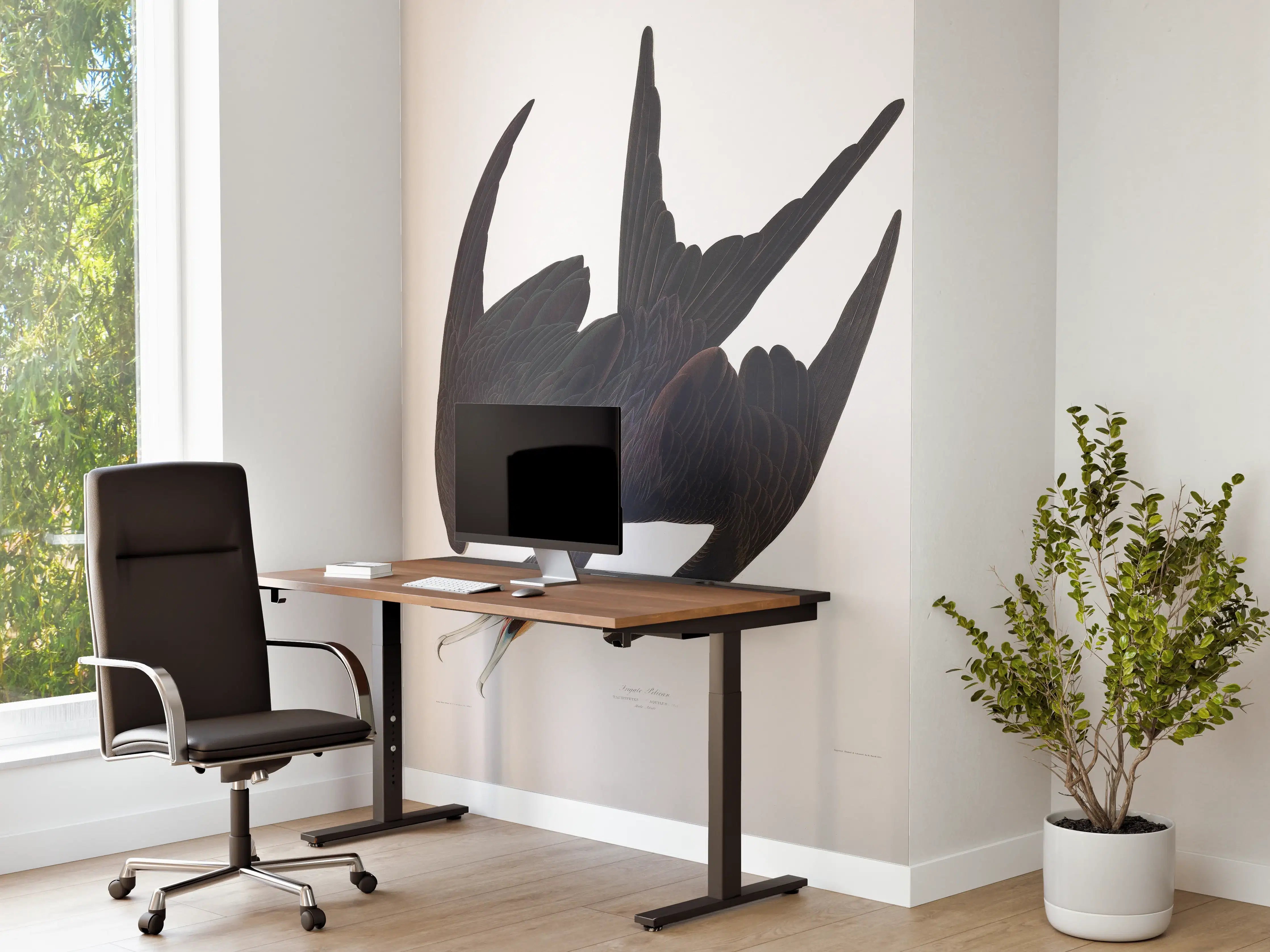 Büro Wandgestaltung - Pelikan Portrait - Robert Havell 