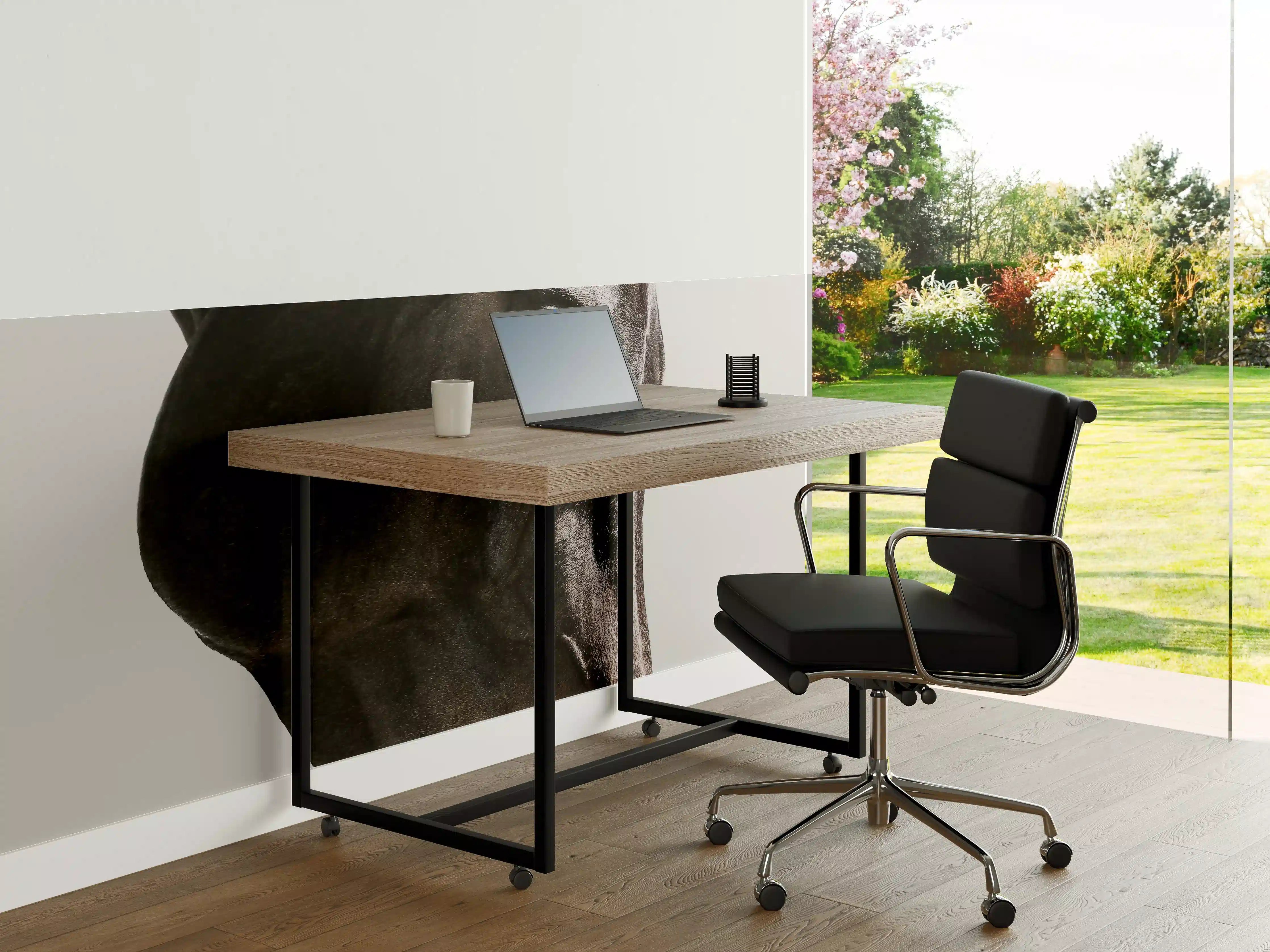 Büro Wandgestaltung - Pferd - Nahaufnahme