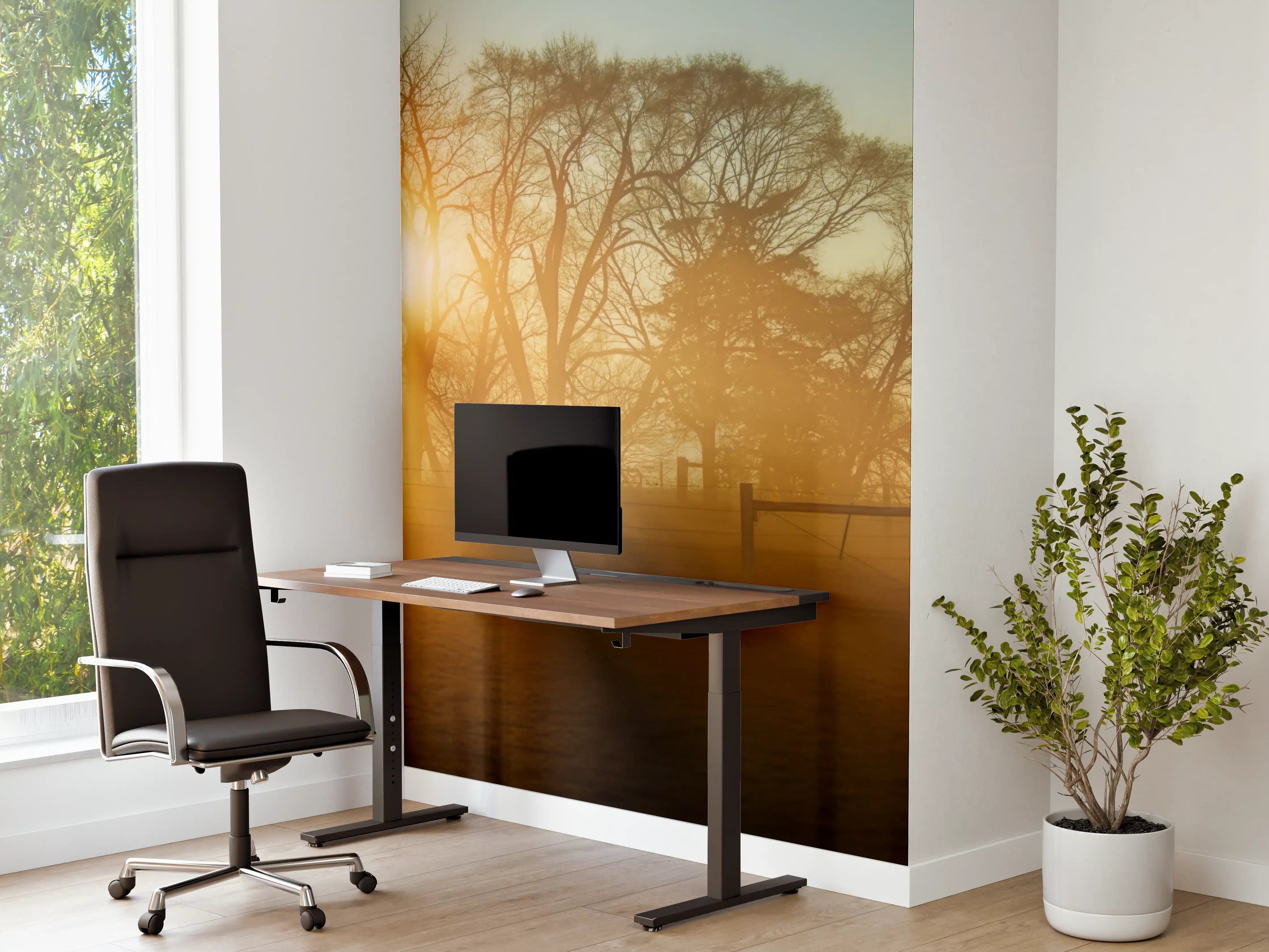 Büro Wandgestaltung - Pferd in der Morgendämmerung