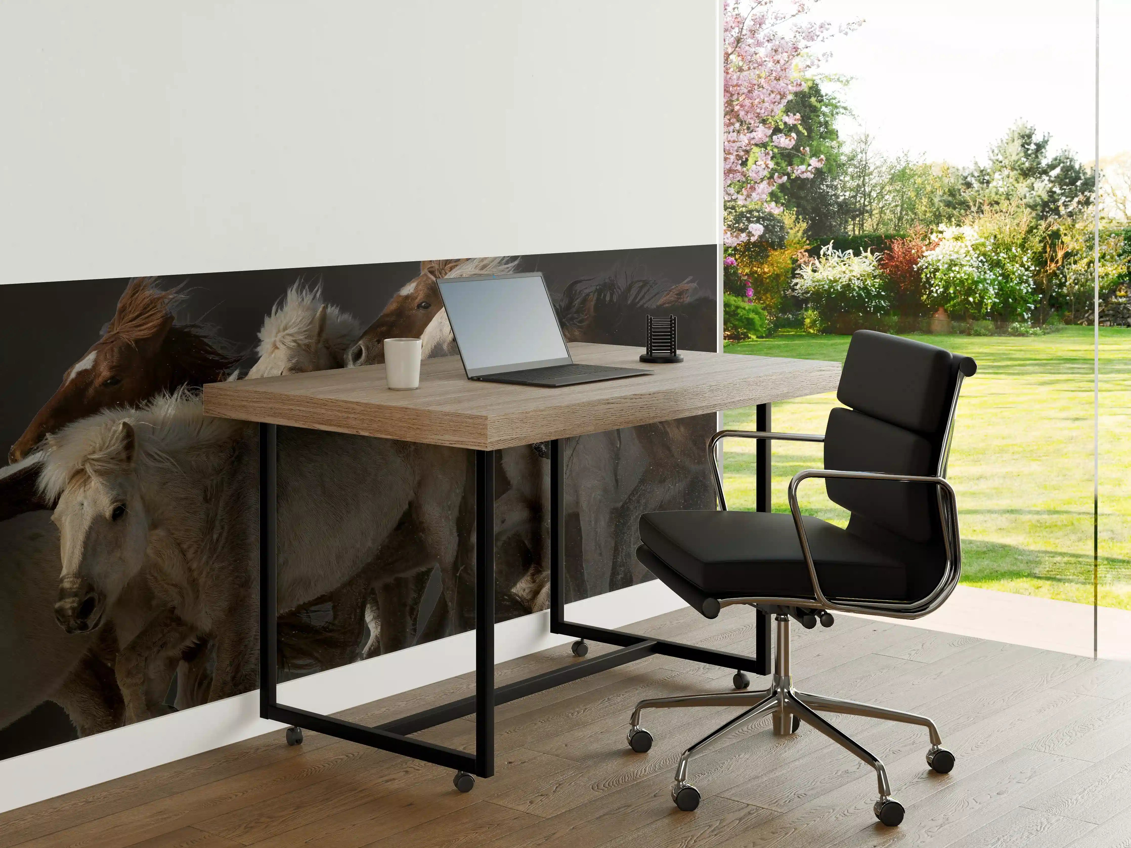 Büro Wandgestaltung - Pferdeherde 