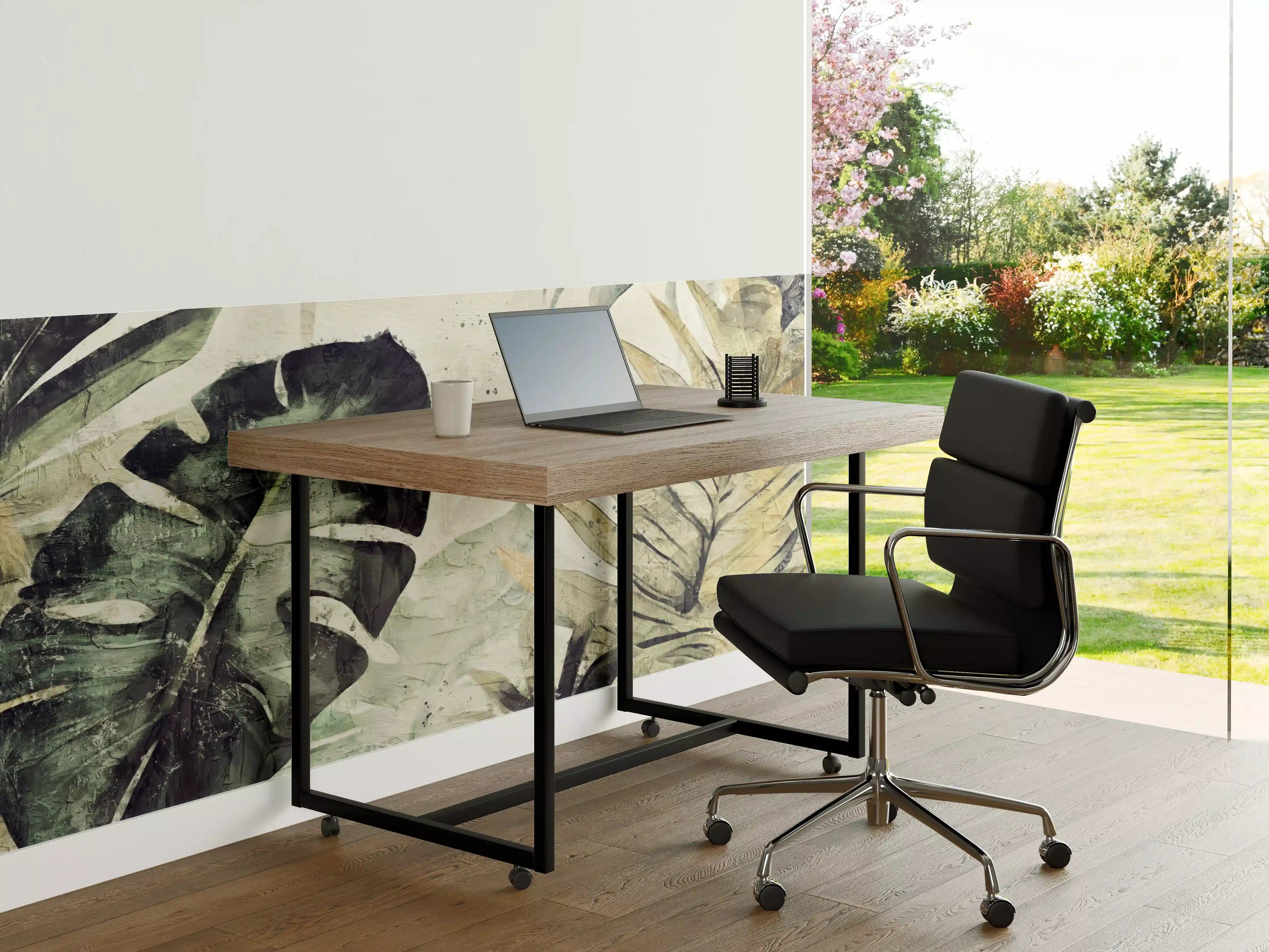 Büro Wandgestaltung - Pinselkunst - Floral