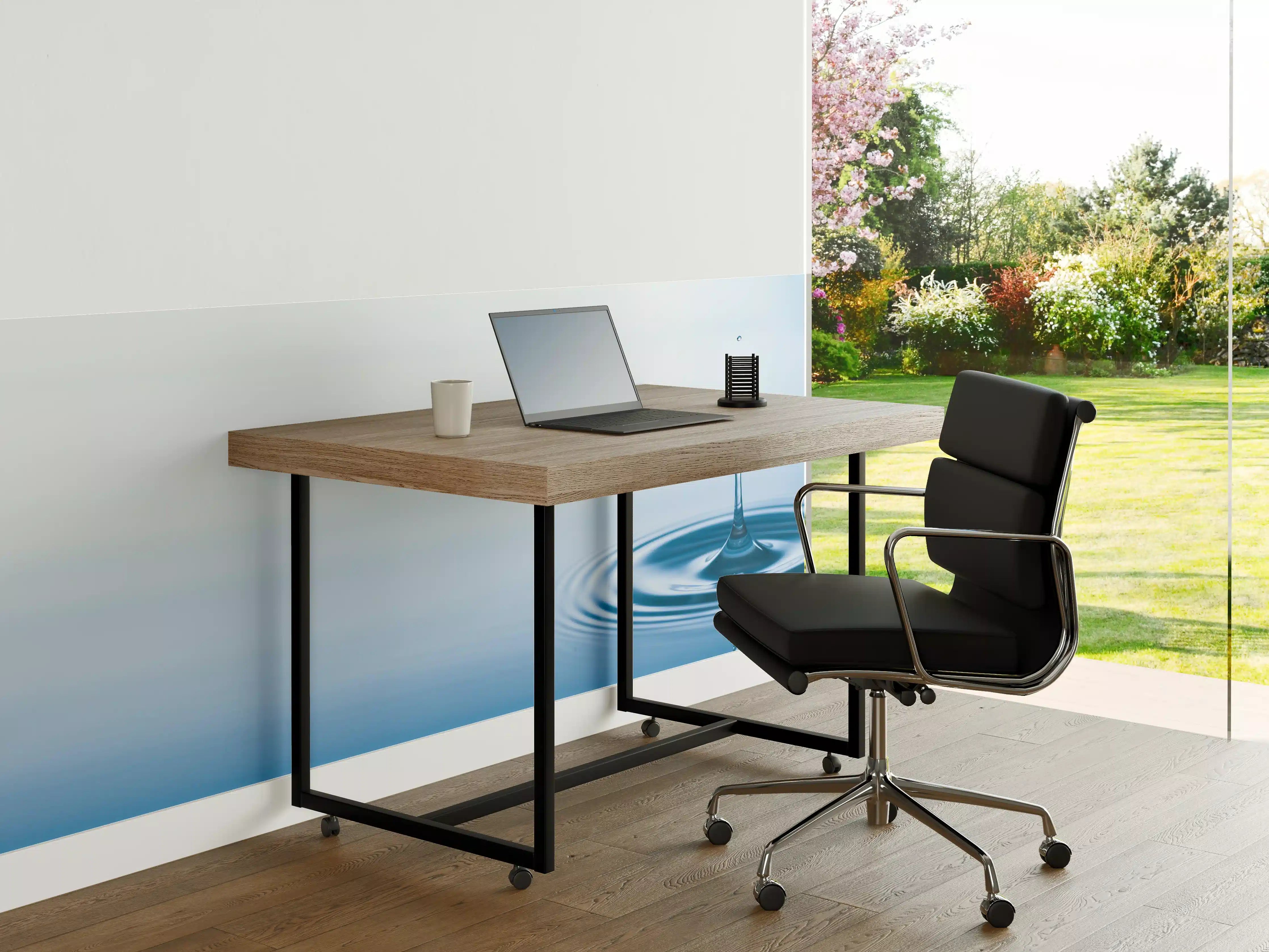 Büro Wandgestaltung - Plätschern der fallenden Wassertropfen