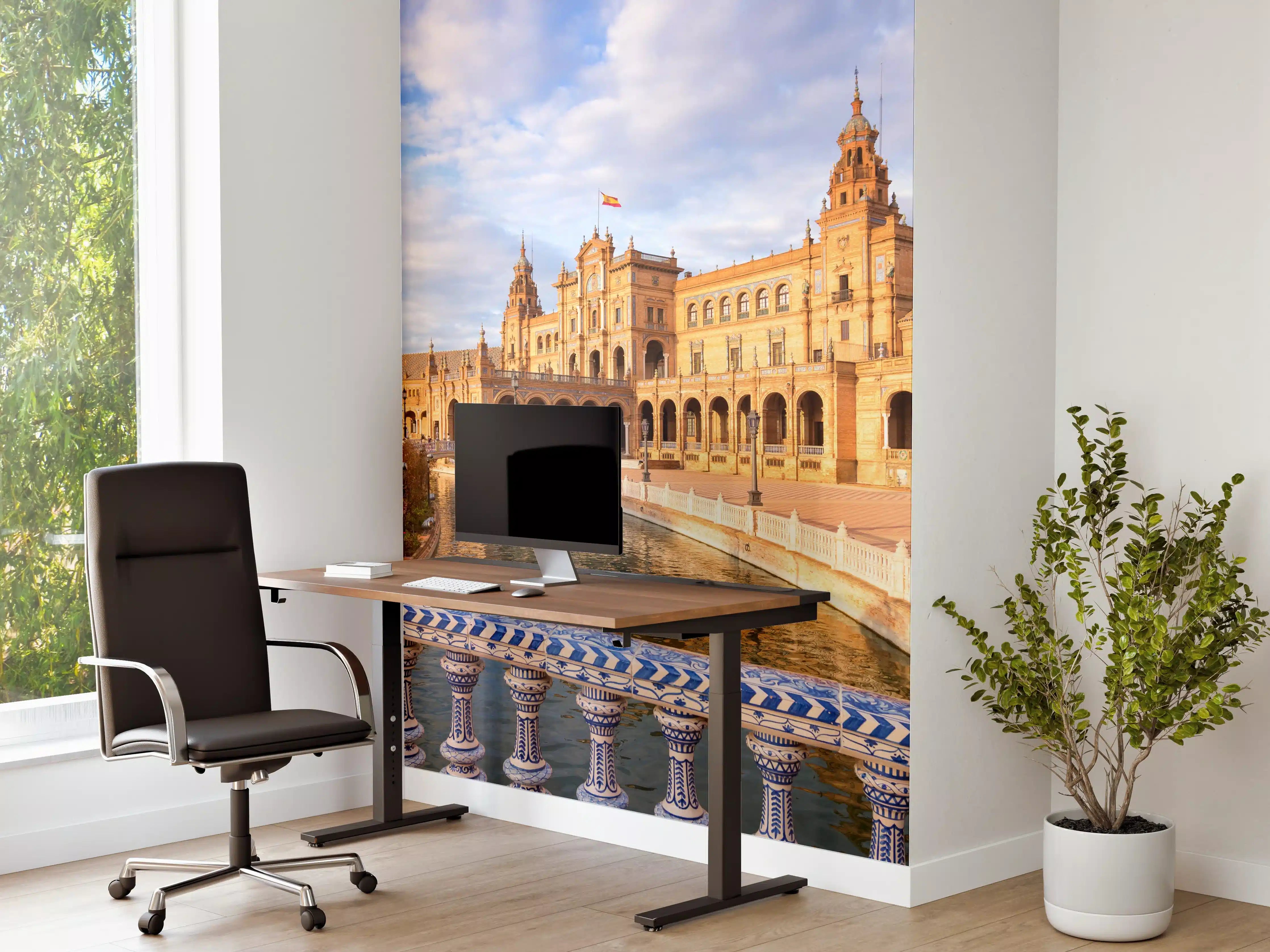 Büro Wandgestaltung - Plaza de Espana in Sevilla